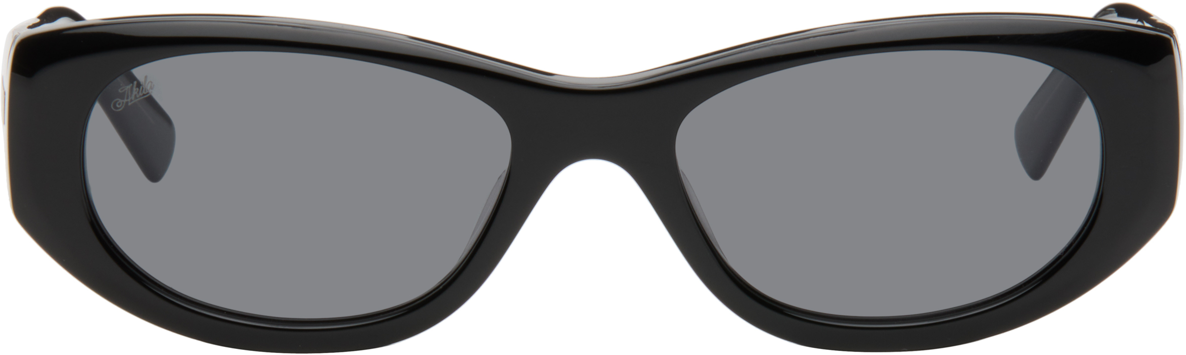 Lunettes De Soleil Homme AKILA En Plastique Gris Bleu - Occasion En Très Bon état, Style Moderne