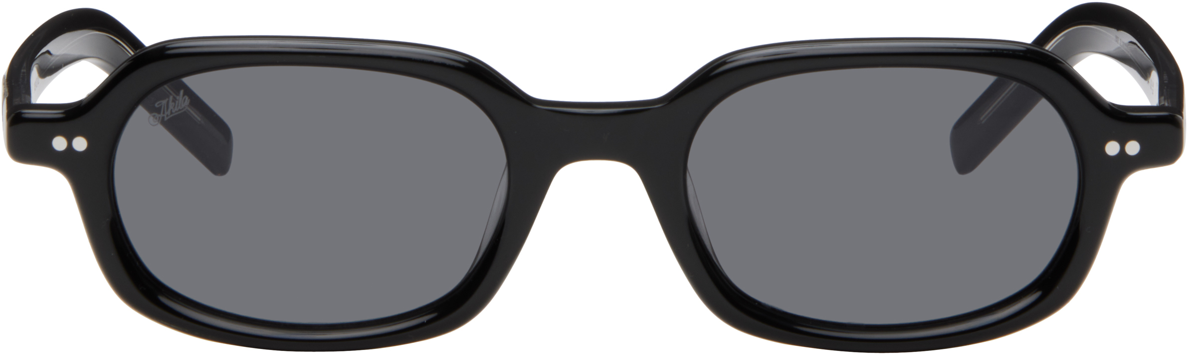AKILA: Black Psyche Sunglasses | SSENSE 日本
