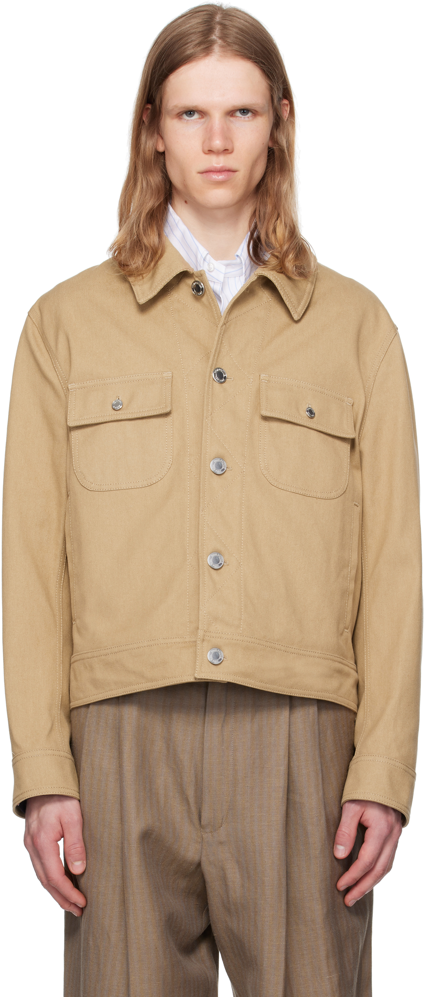 Khaki Backstrap Utility Jacket