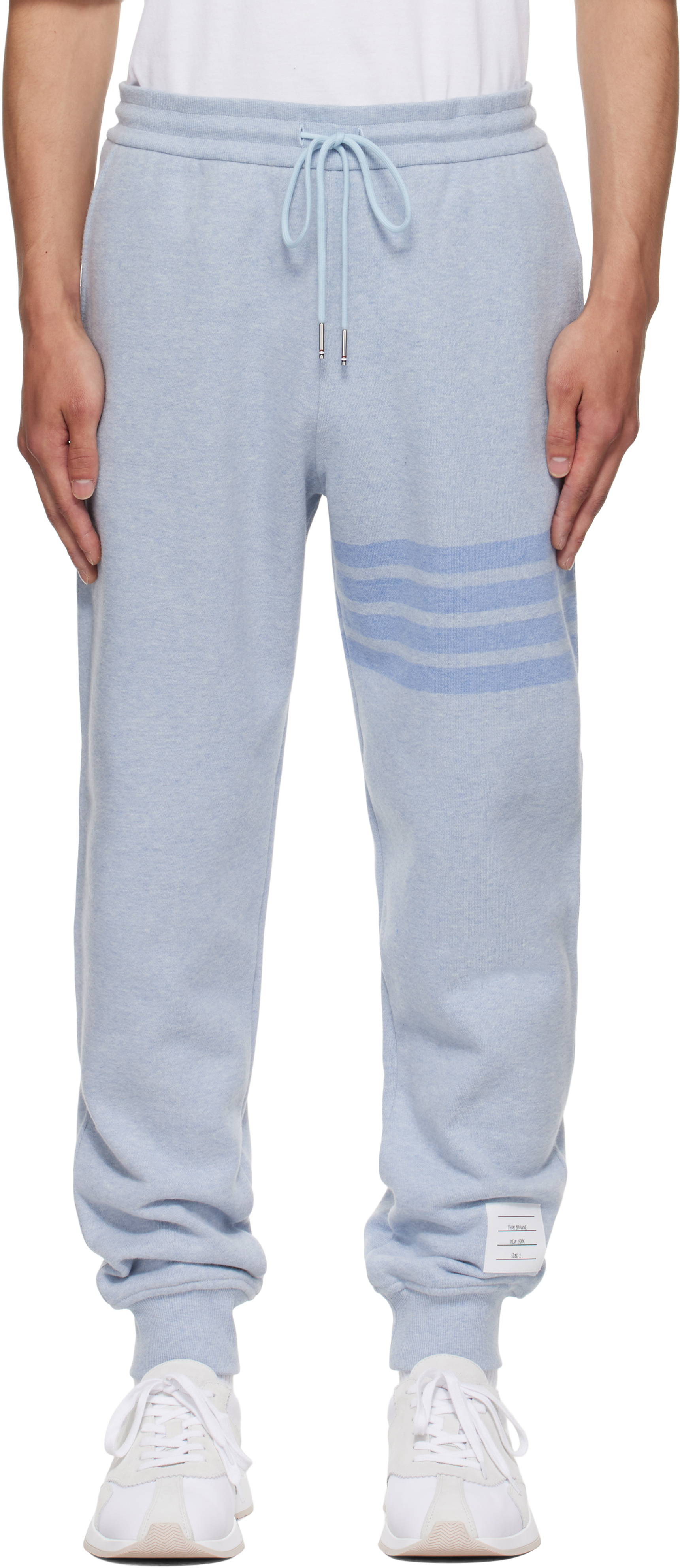 Blue Classic Loopback 4-Bar Sweatpants