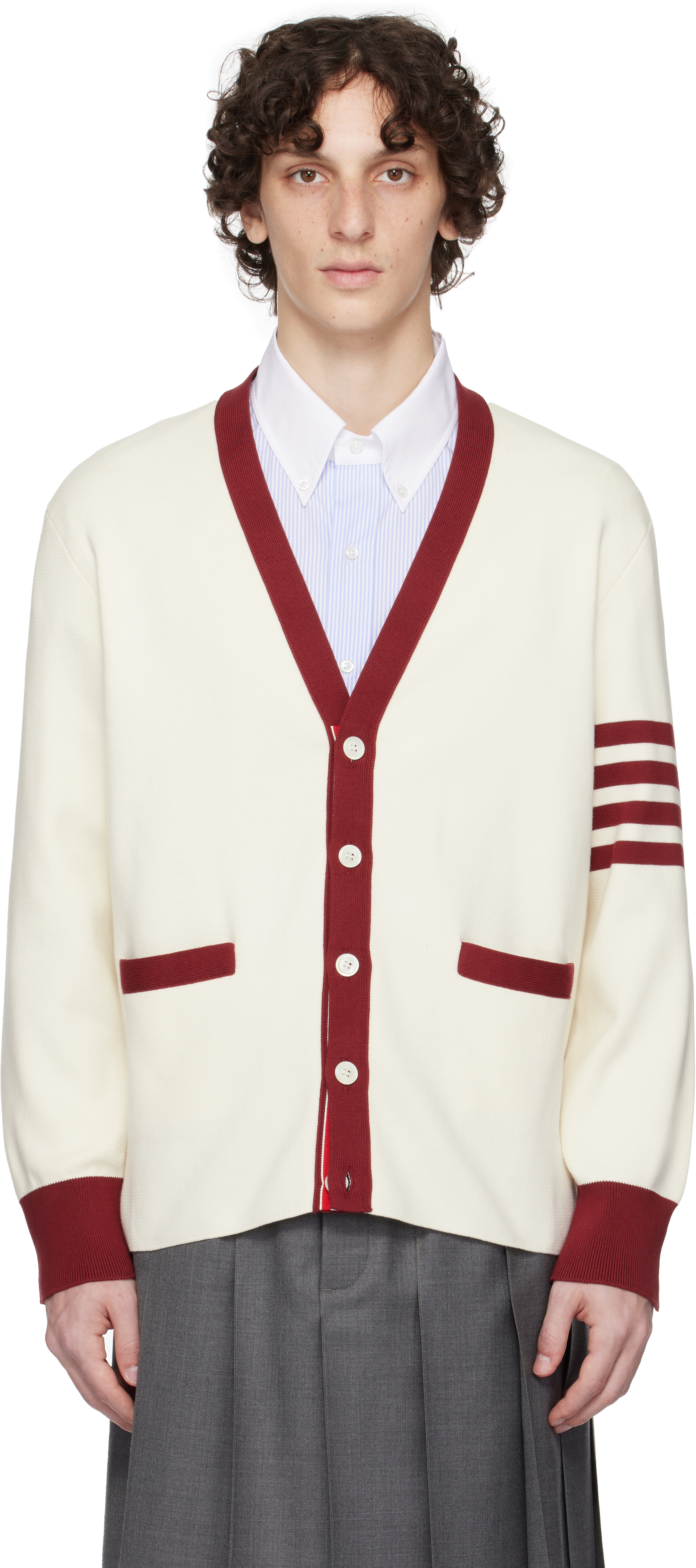 ★THOM BROWNE★バー クルー ネック セーター シャツ 三越伊勢丹 | THOM BROWNE/トムブラウン_men 通販 | SPORTY