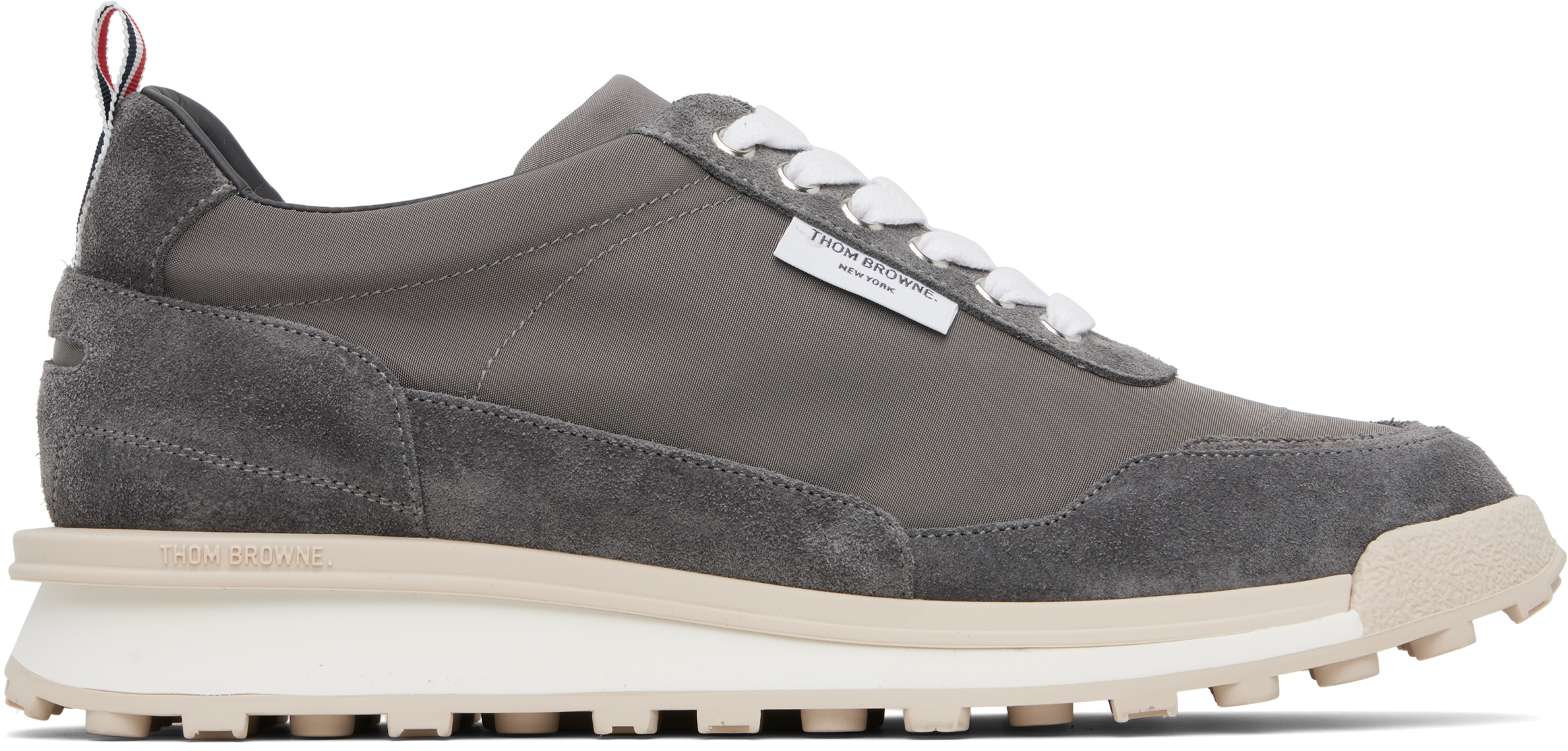 Gray Double Tech Nylon Alumni Sneakers