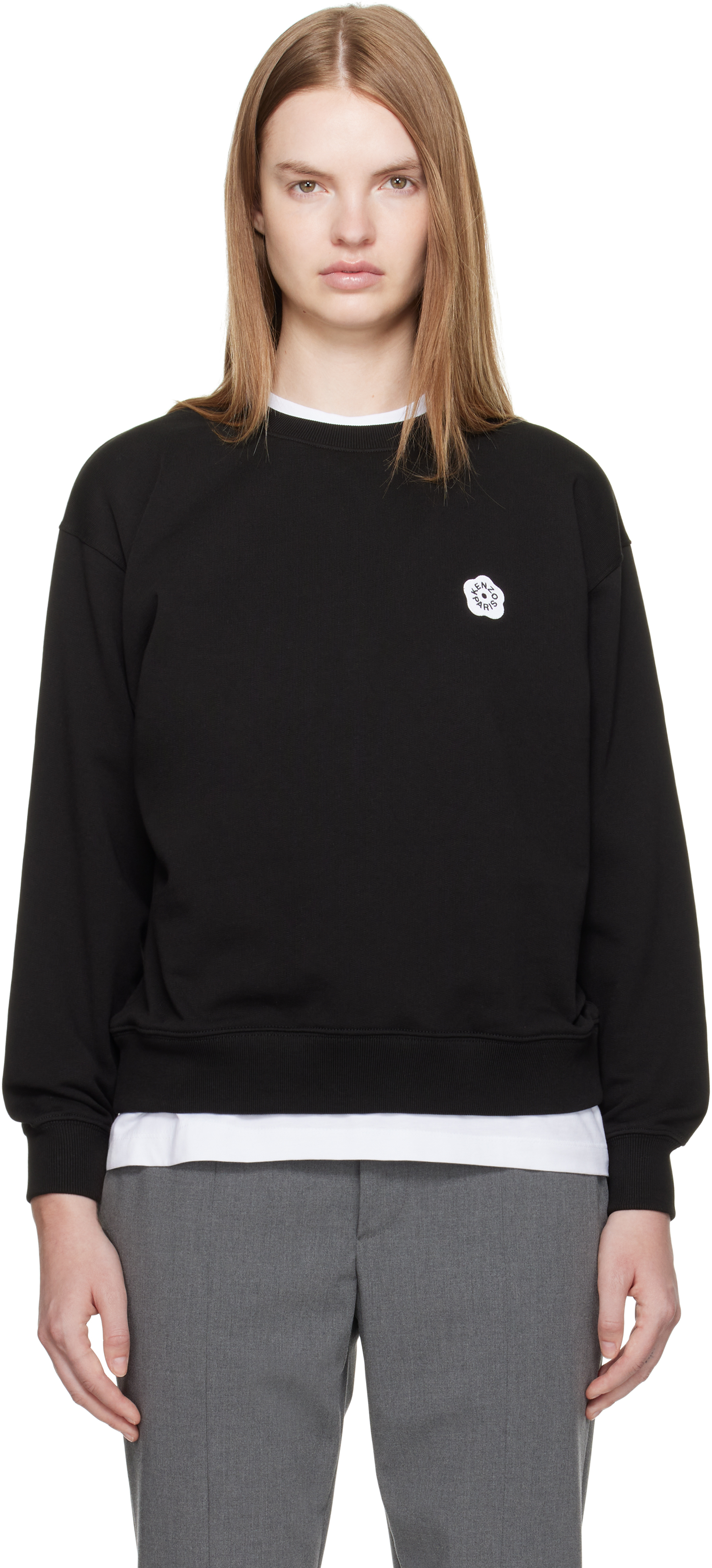 Kenzo: Black Kenzo Paris 'Boke Flower 2.0' Sweatshirt Kenzo: Black Kenzo Paris 'Boke Flower 2.0' Sweatshirt