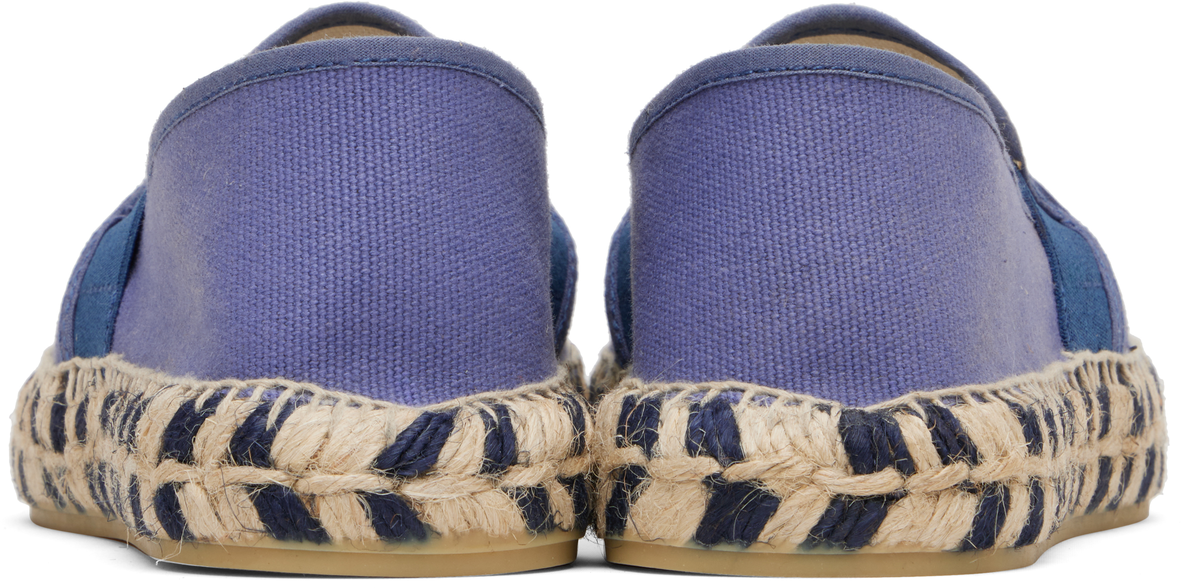 Kenzo Purple Canvas Espadrilles