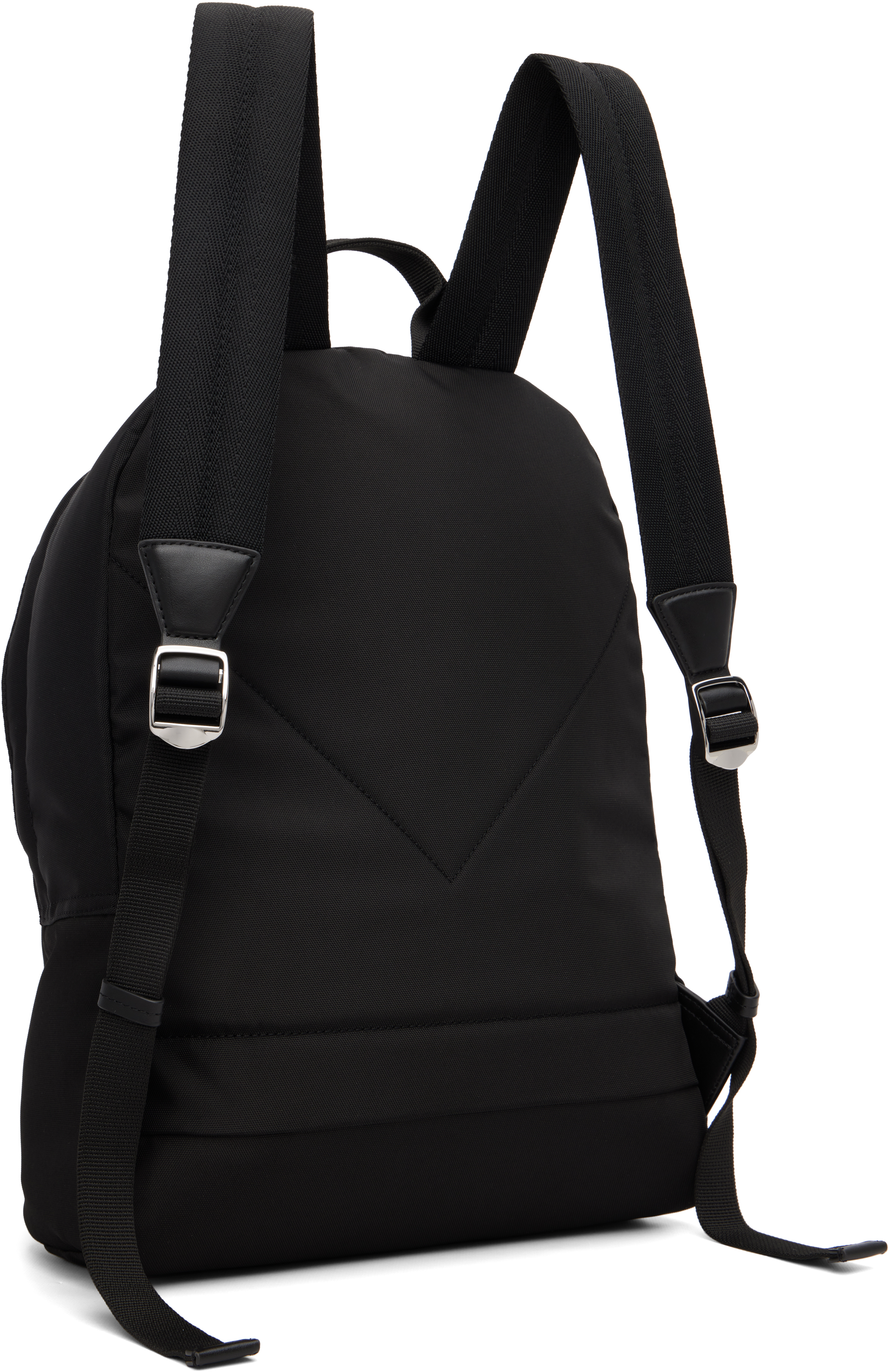 Kenzo Logo-embroidered Backpack In Black