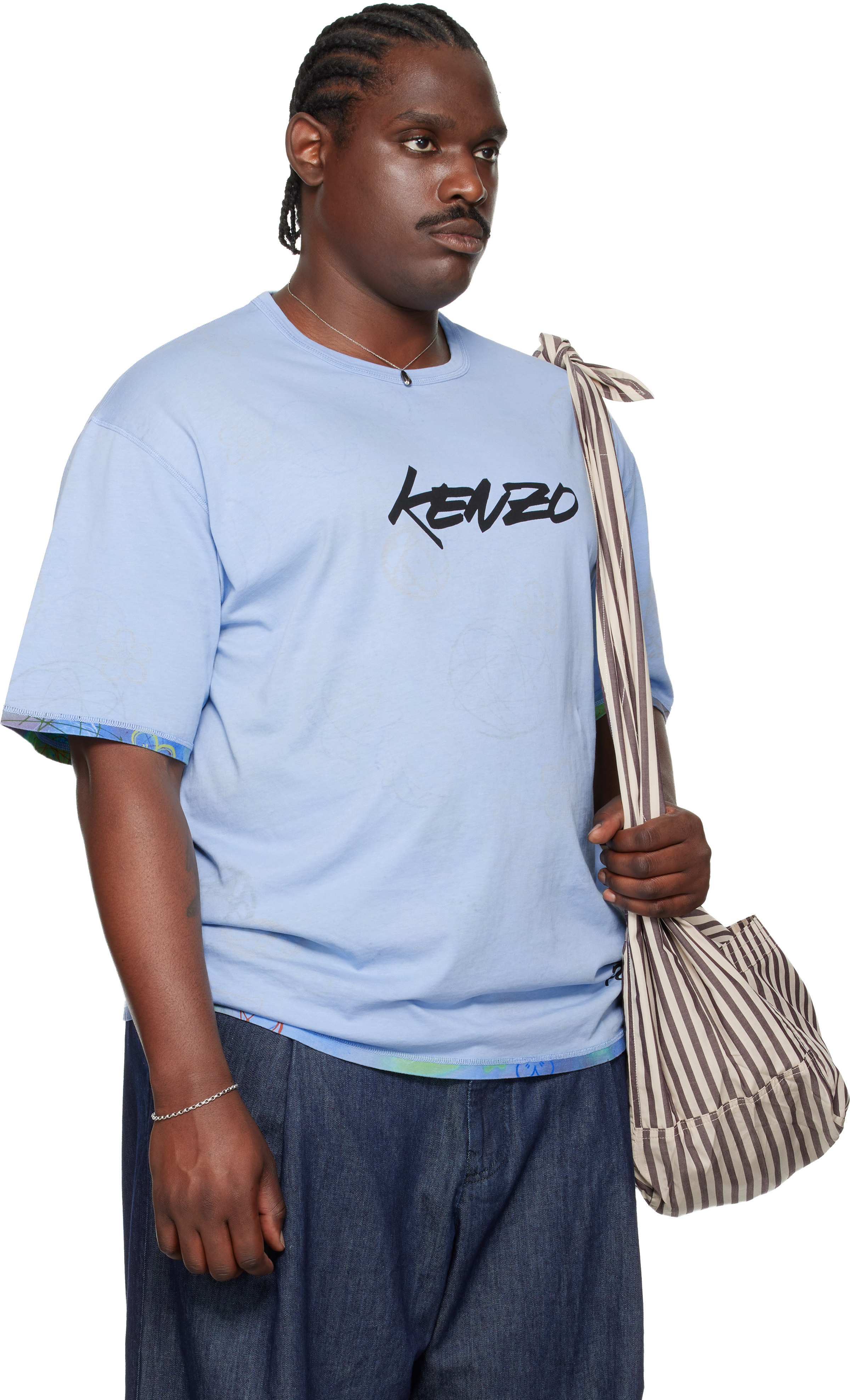 Kenzo Futura Reversible Classic T-shirt Clothing In Blue