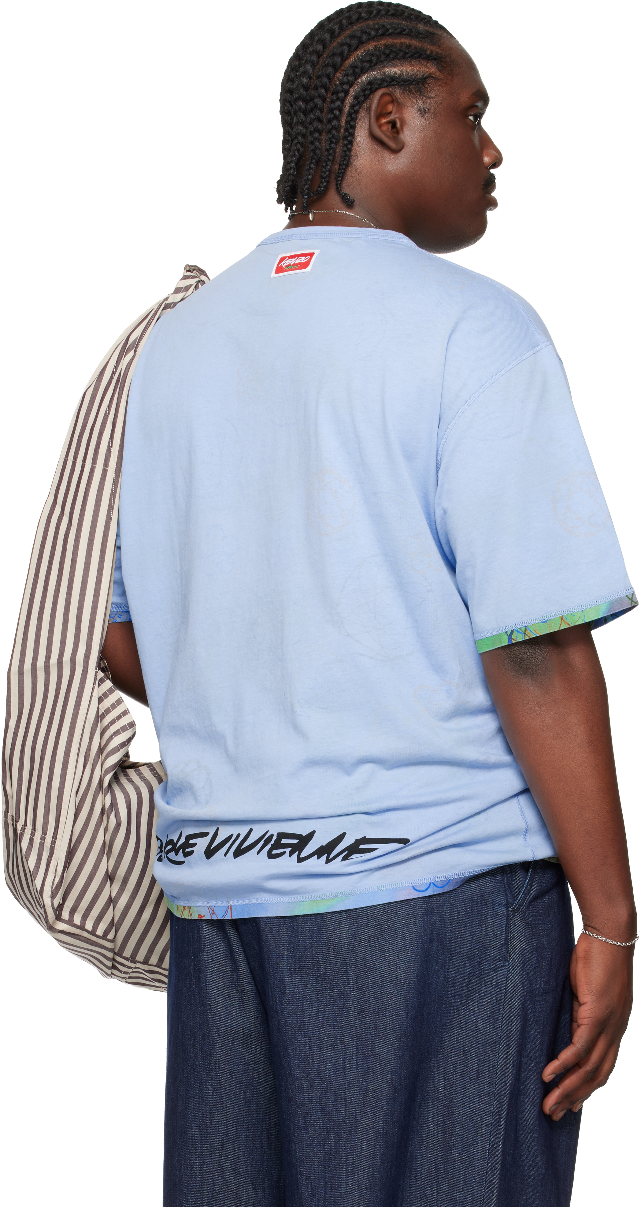 Kenzo Futura Reversible Classic T-shirt Clothing In Blue