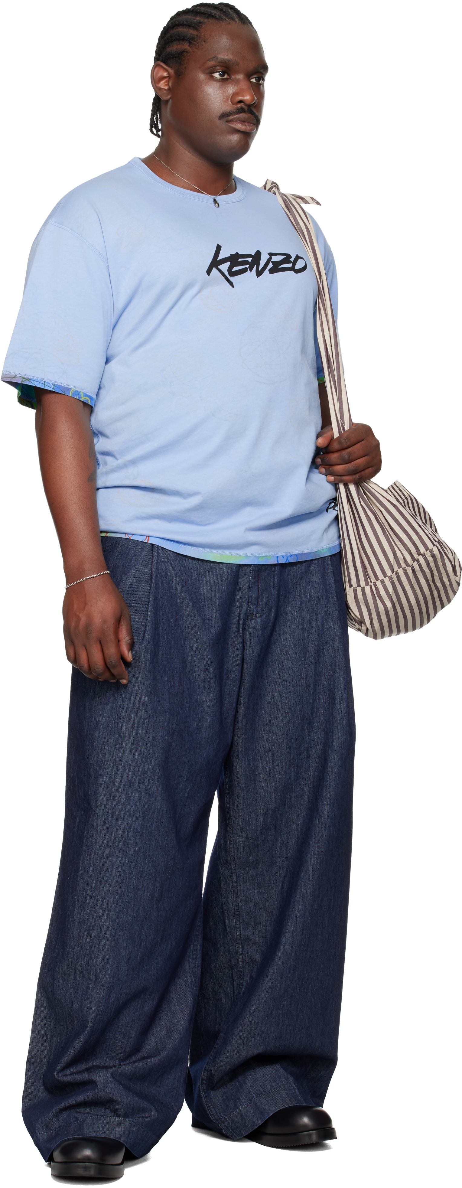 Kenzo Futura Reversible Classic T-shirt Clothing In Blue