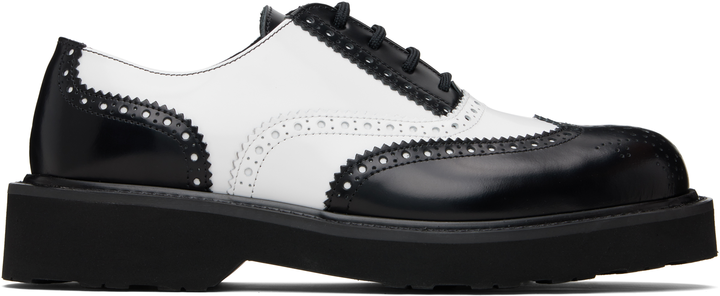 Kenzo Lace-up Brogues In White
