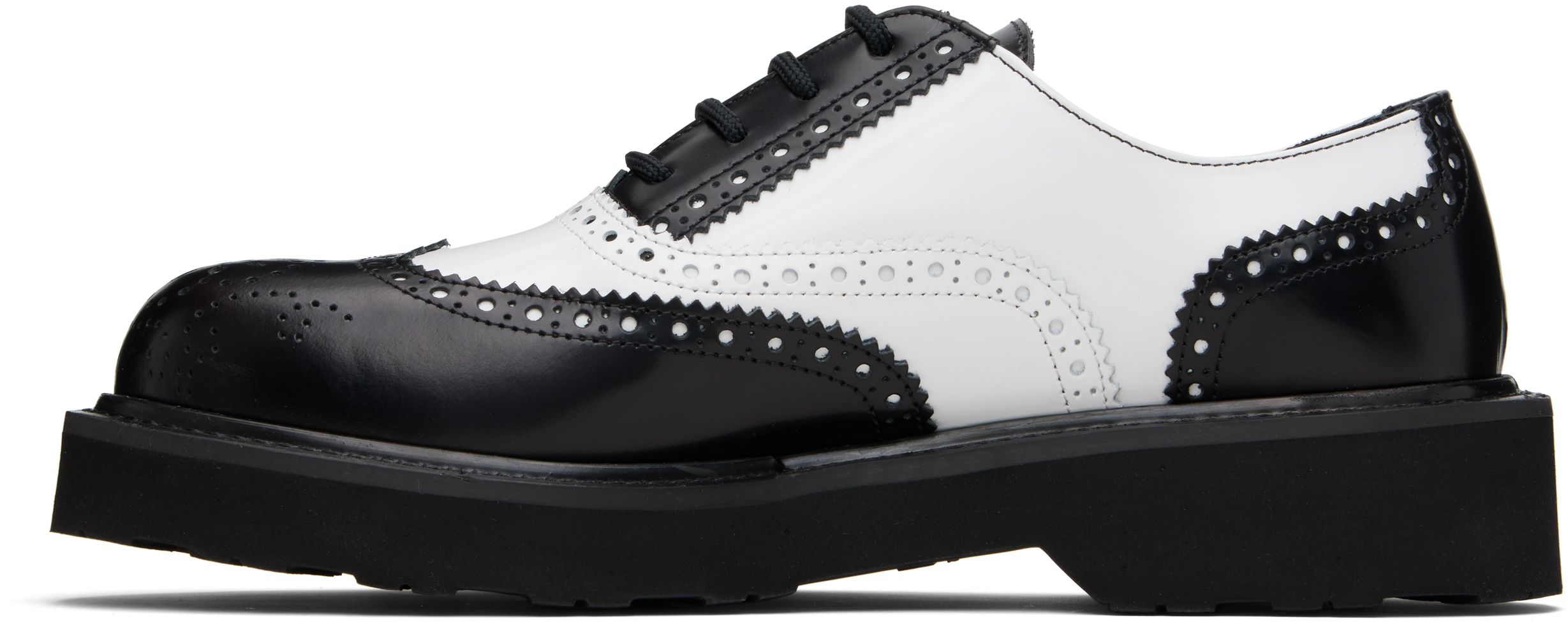 Kenzo Lace-up Brogues In White