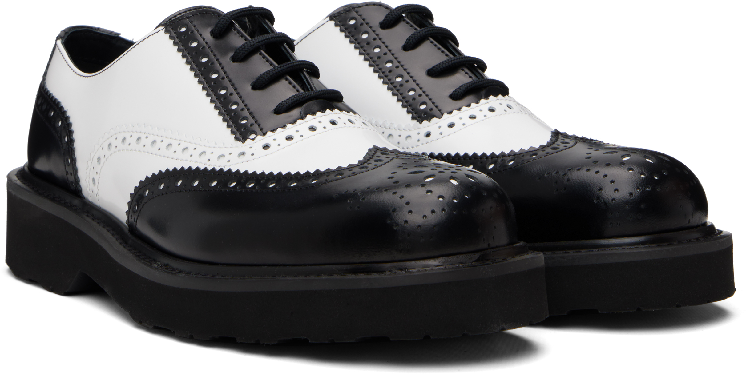 Kenzo Lace-up Brogues In White