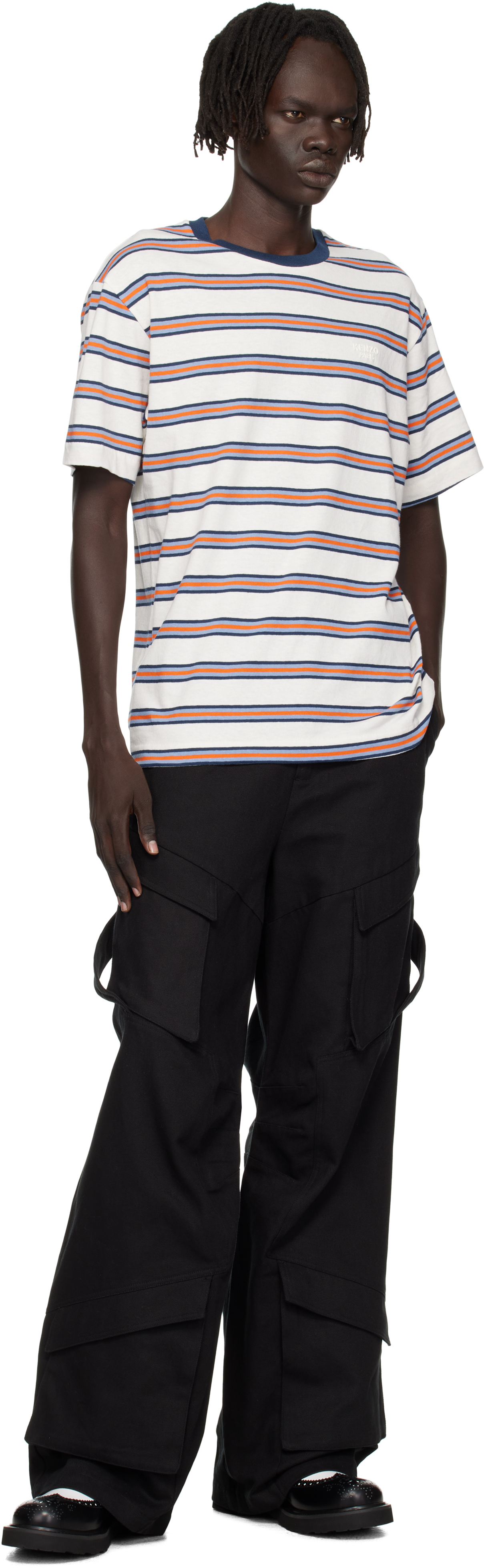 Kenzo Lace-up Brogues In White