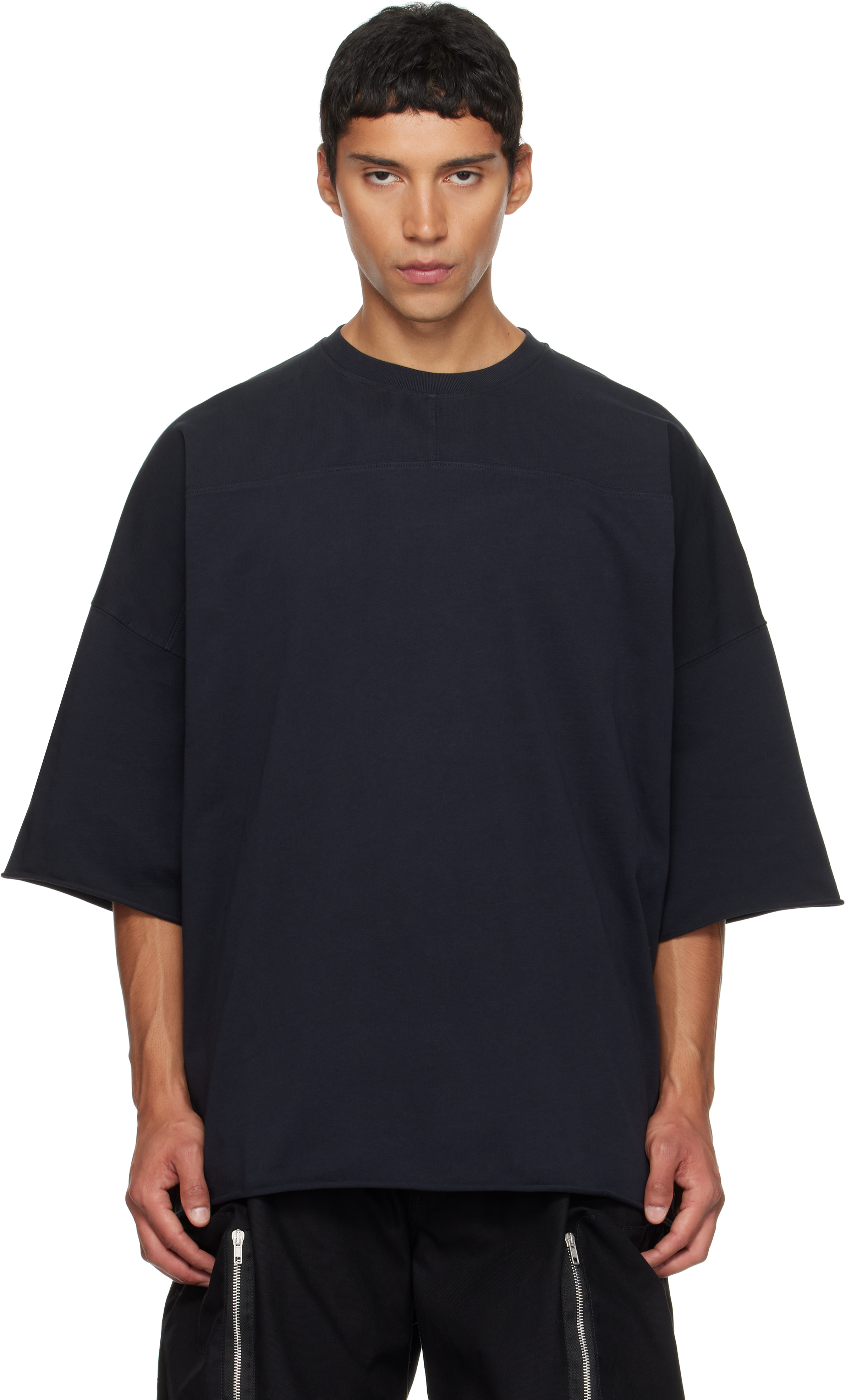 Mordecai Black Cotton Classic Fit T-shirt In Black