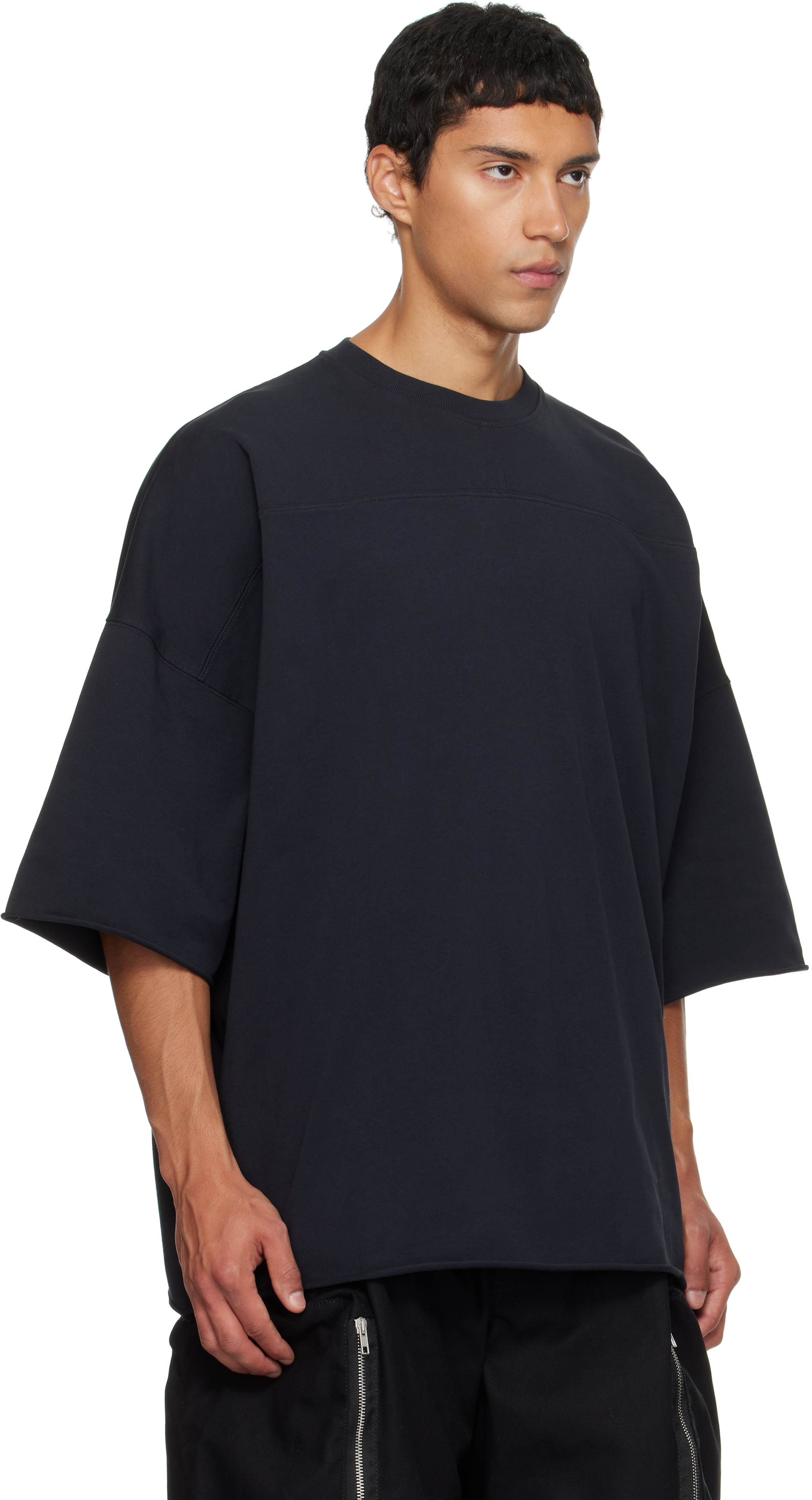 Mordecai Black Cotton Classic Fit T-shirt In Black