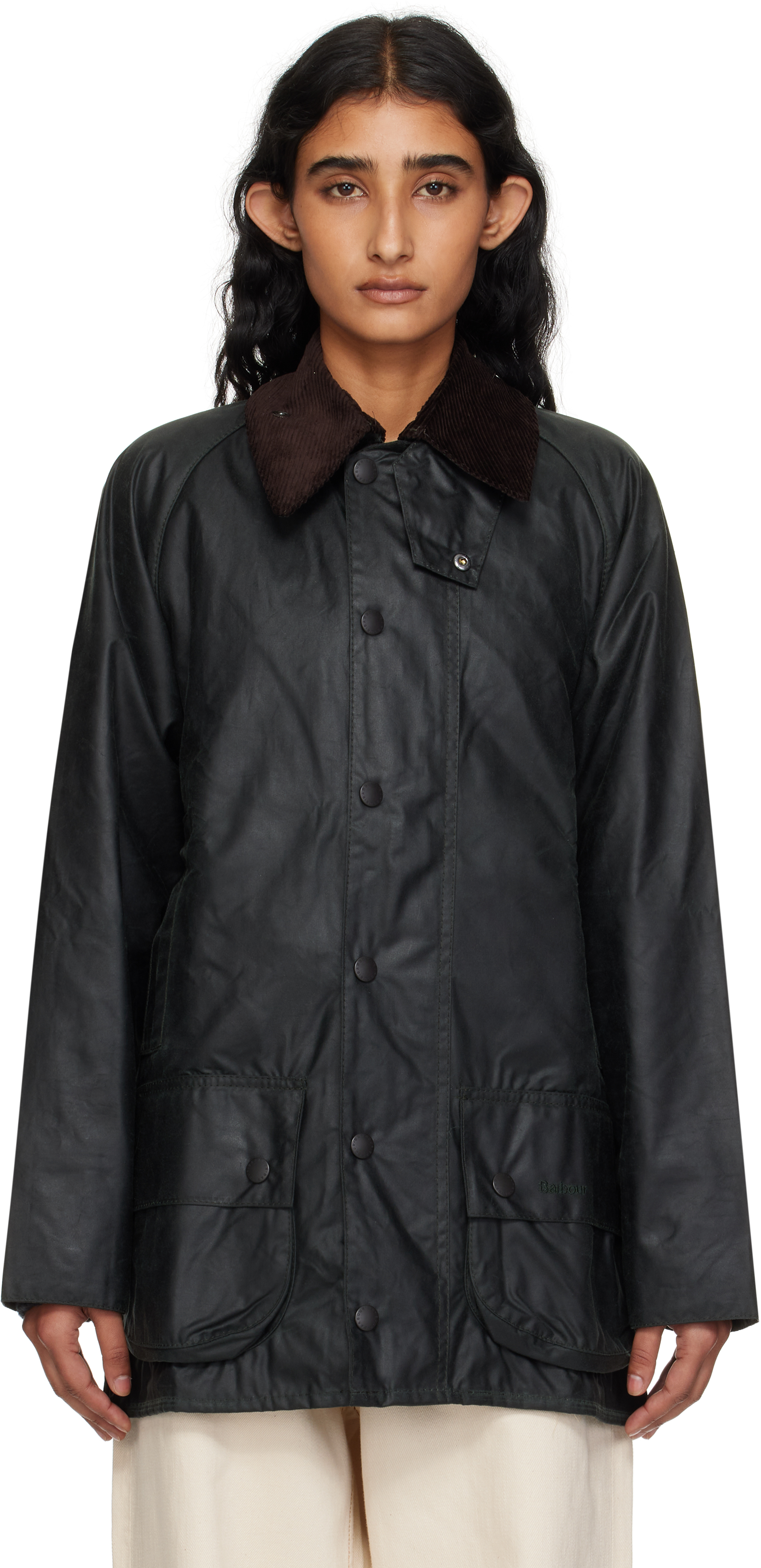 Green Beaufort Waxed Jacket