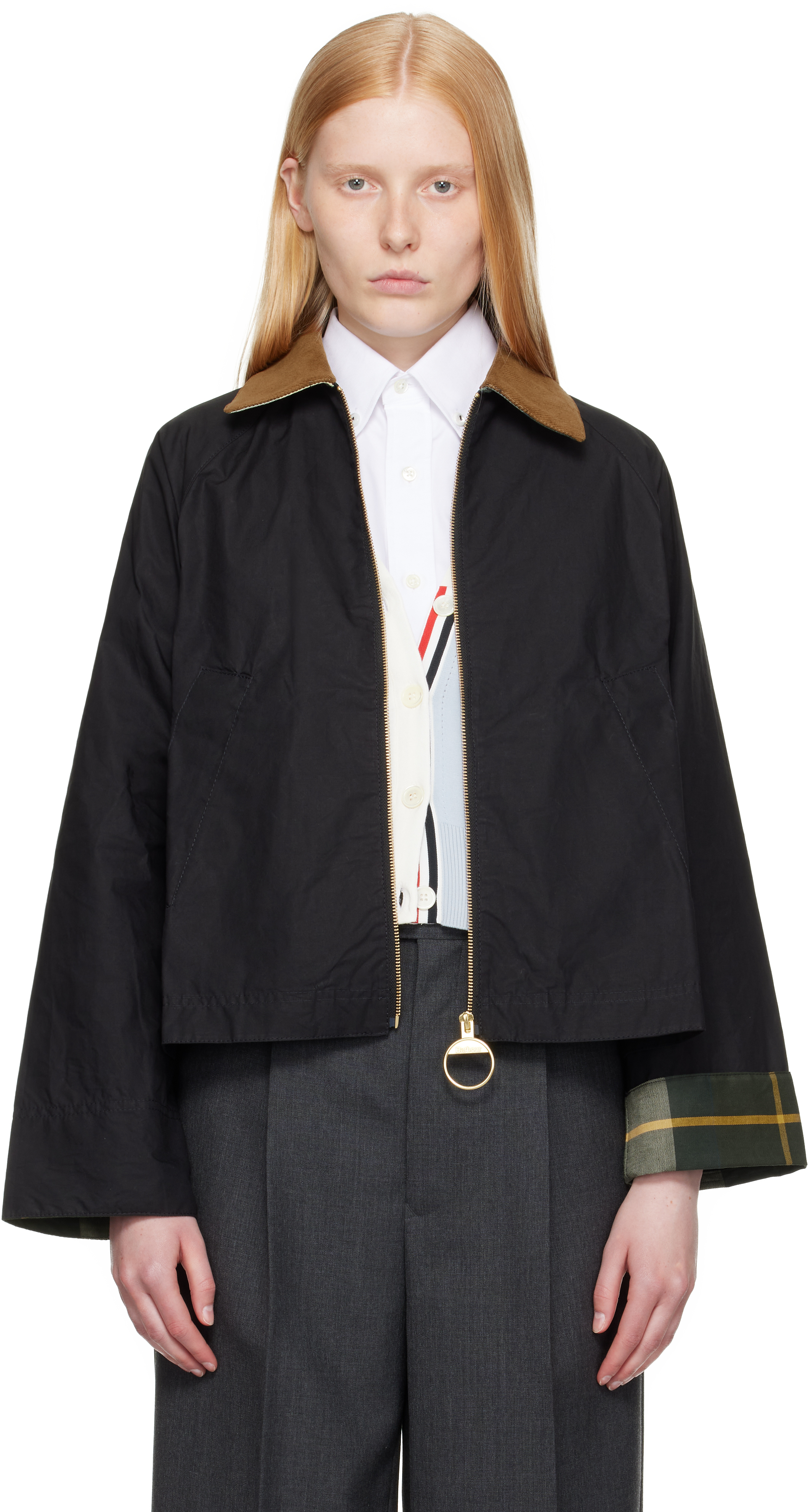 Shop Barbour Black Catlin Showerproof Jacket