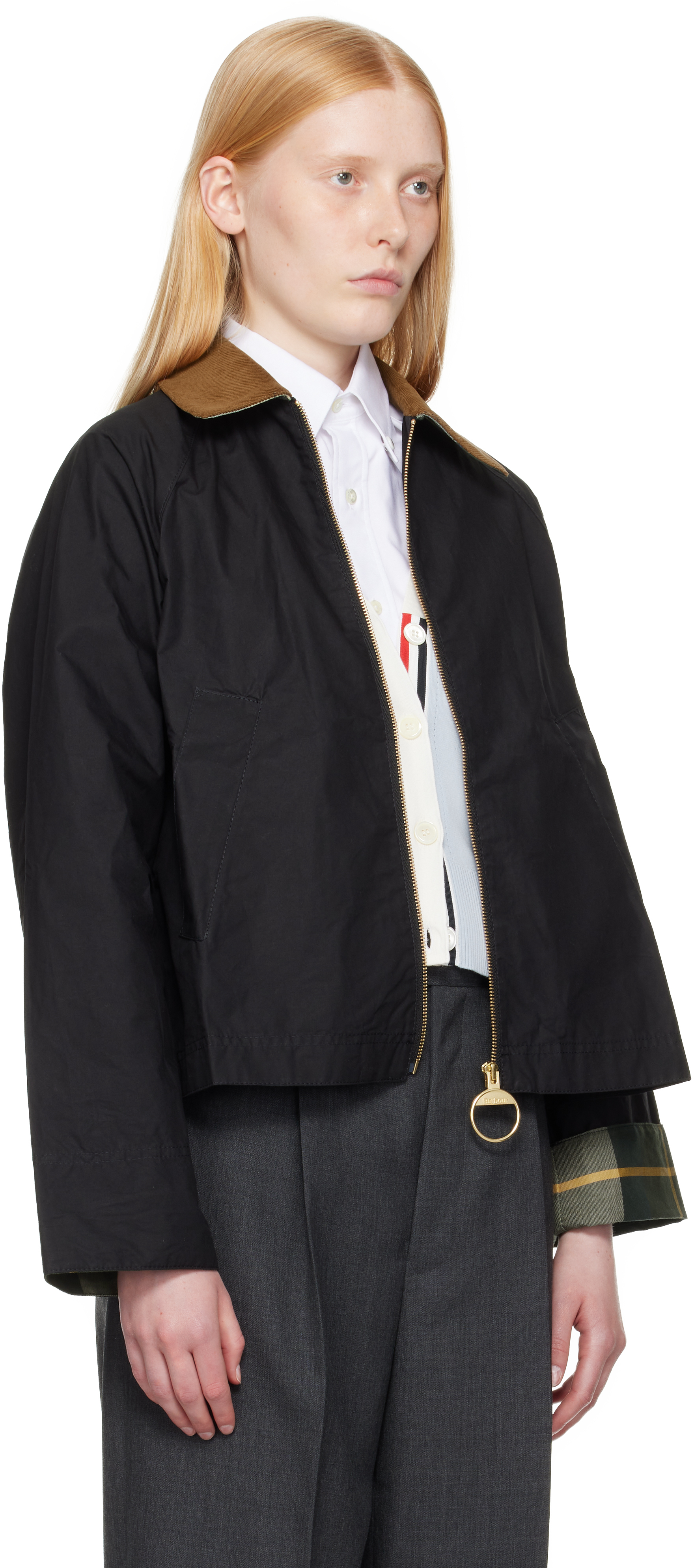 Shop Barbour Black Catlin Showerproof Jacket