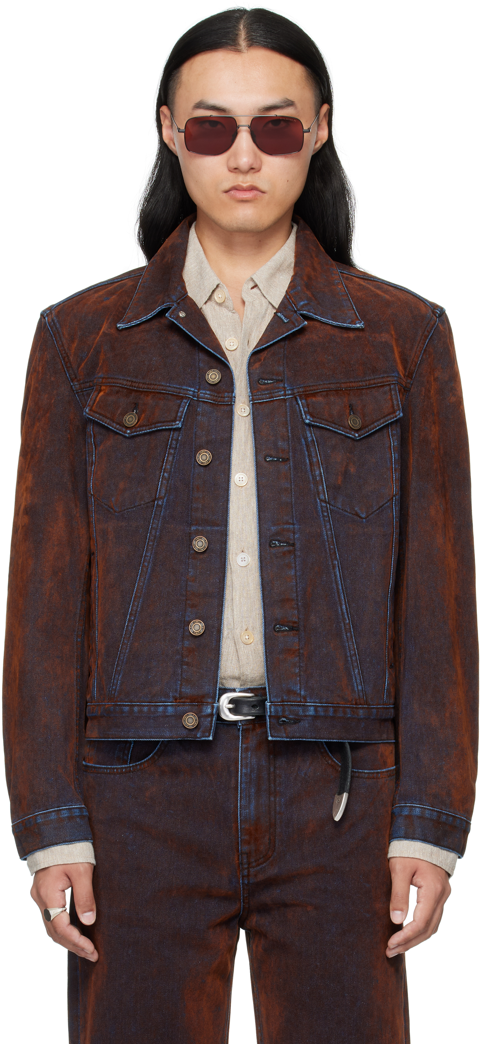 Mmic Brown Saint Jacket In Brown