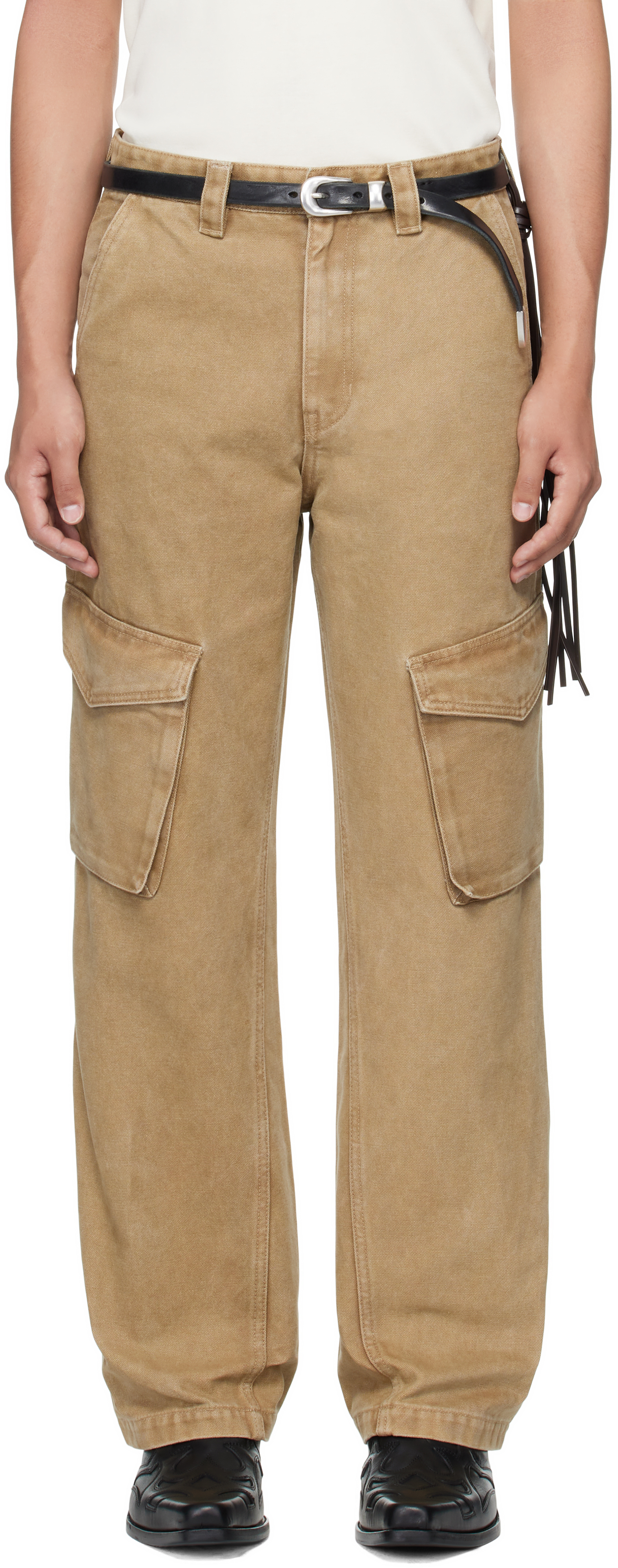 MMICのベージュ Pierre カーゴパンツがセール中