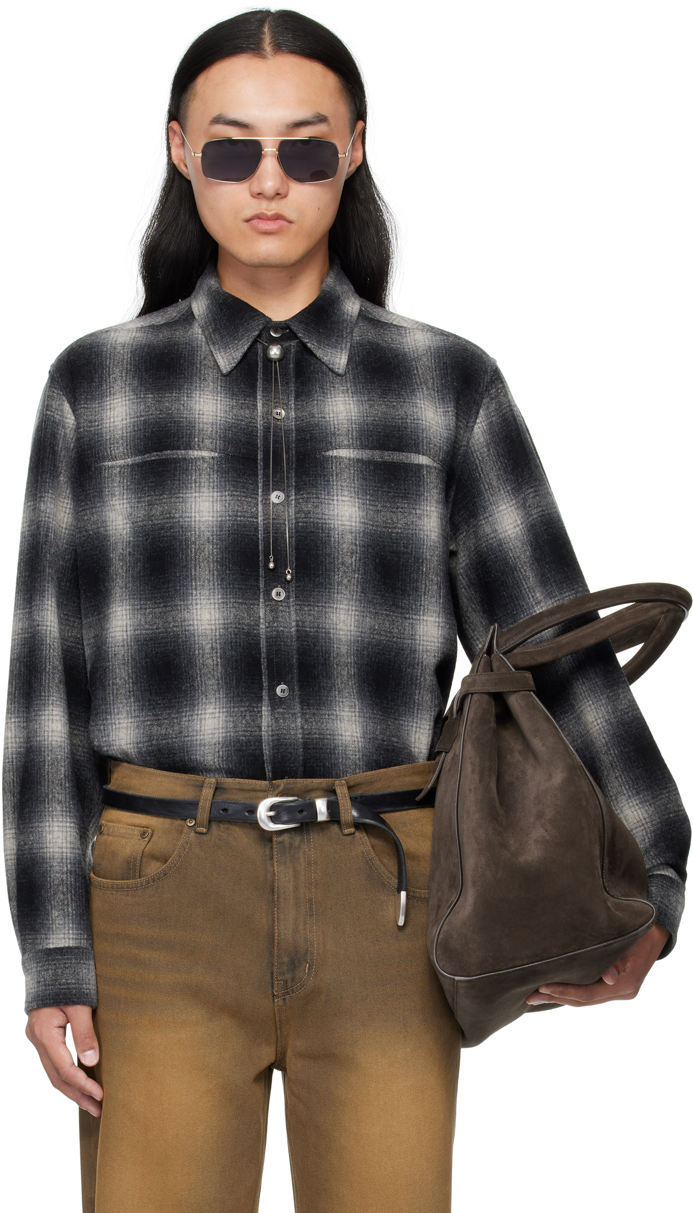 Mmic Gray Halo Shirt In Multi