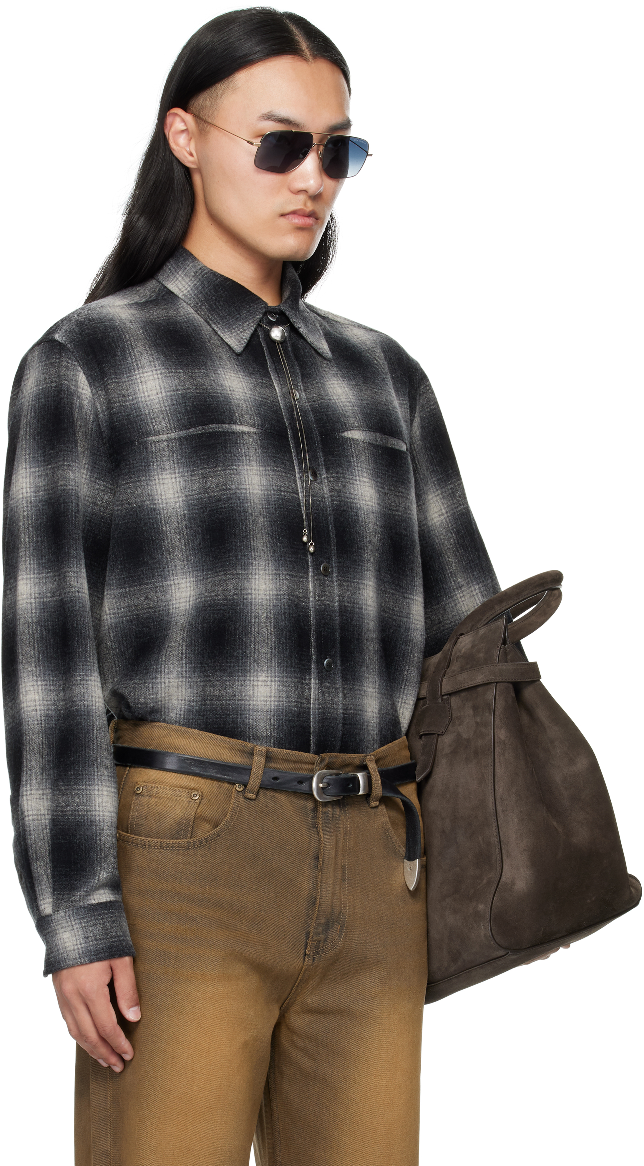 Mmic Gray Halo Shirt In Multi