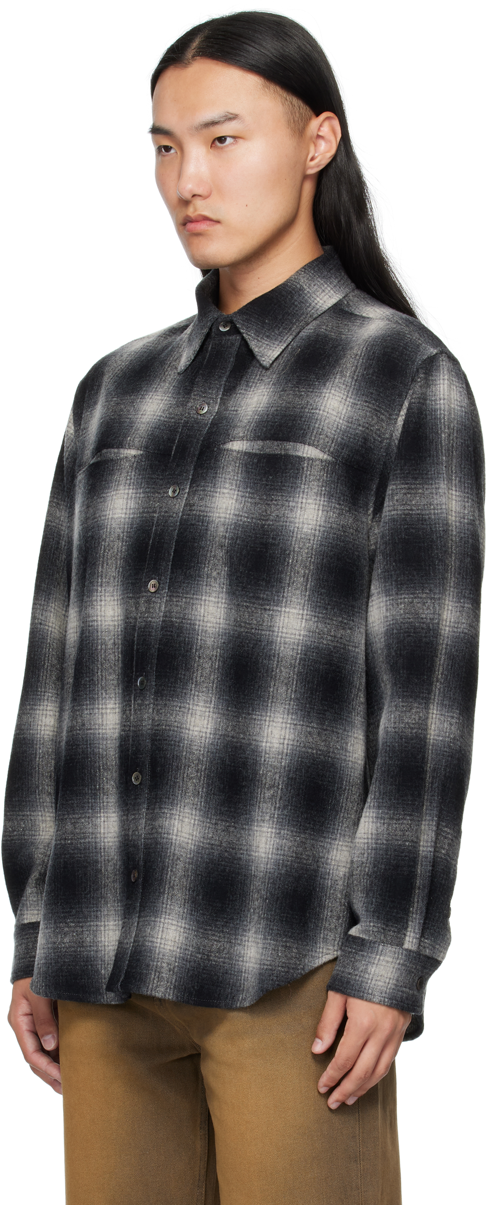 Mmic Gray Halo Shirt In Multi