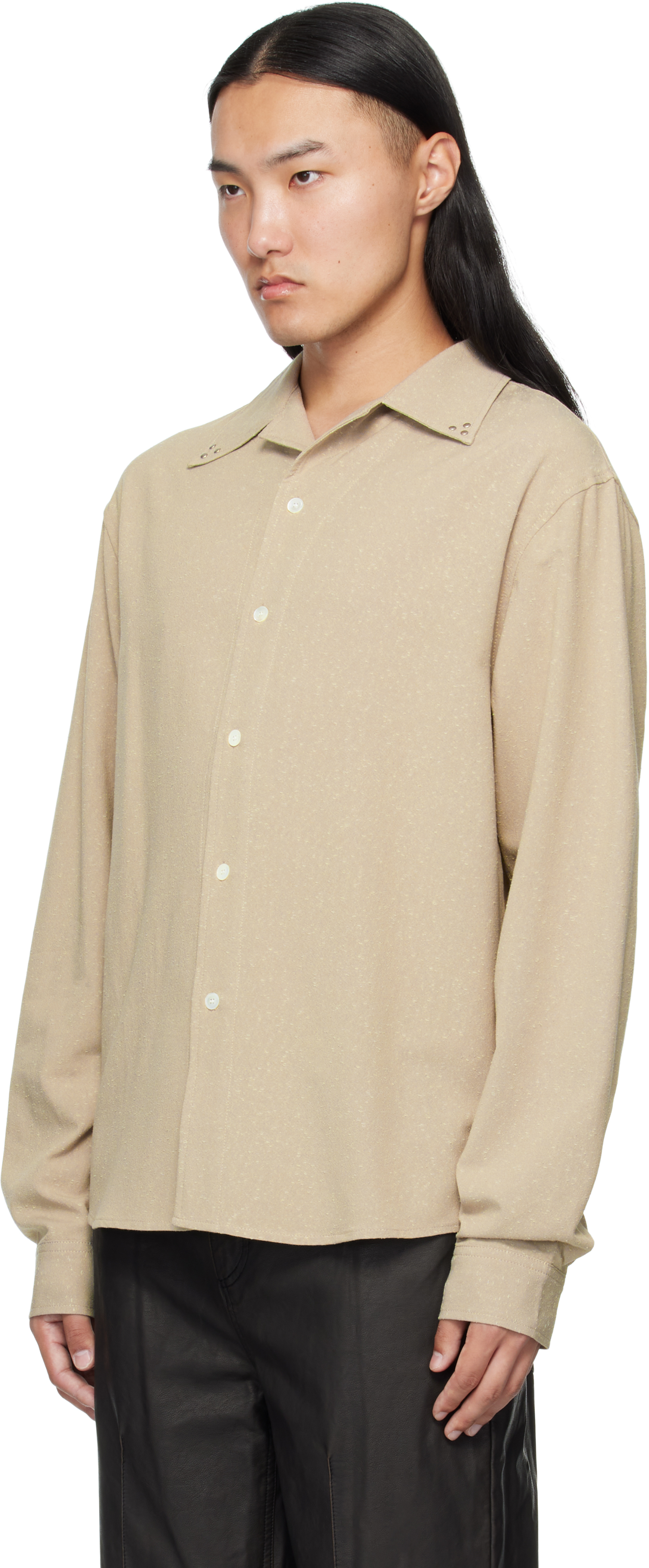 Mmic Beige Mode Shirt In Neutral