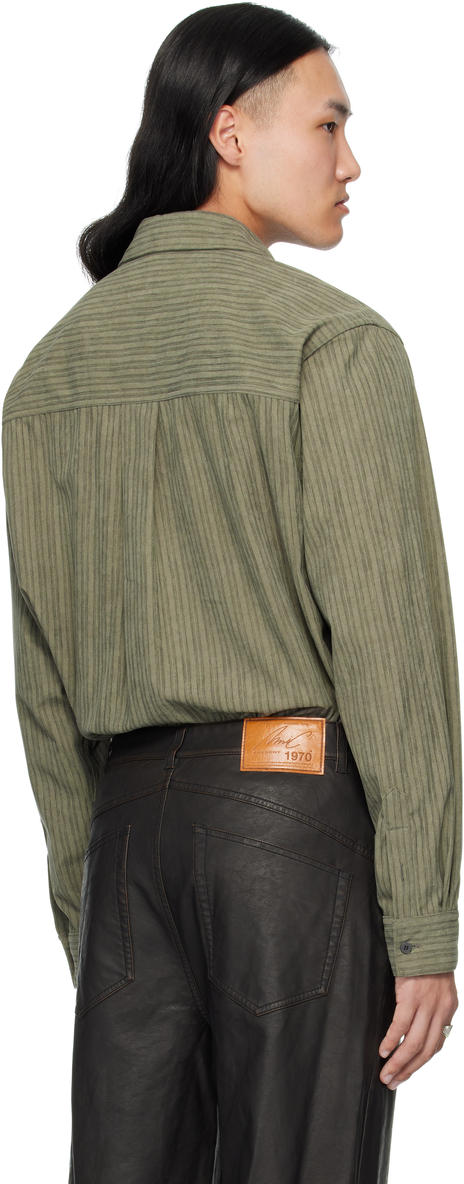 Mmic Khaki Rogue Shirt In Green