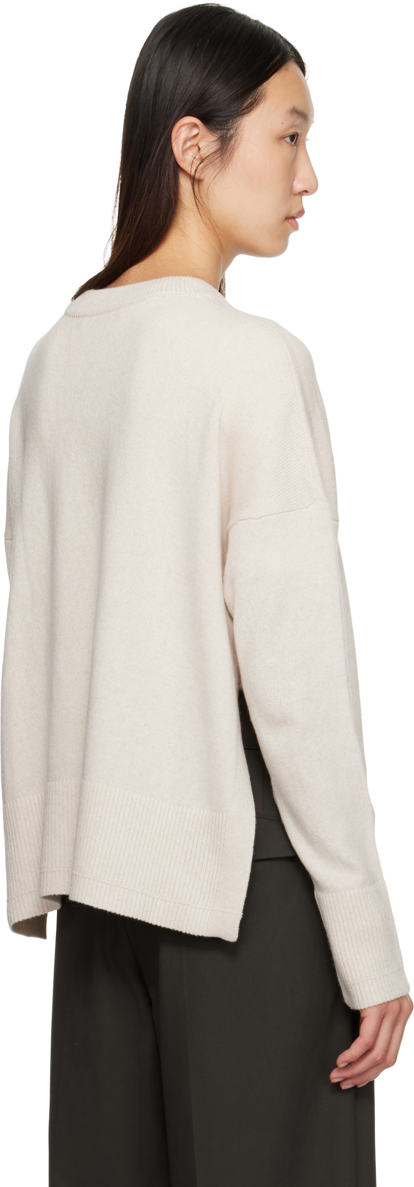 Maria Mcmanus Beige Swing Sweater In Neutral