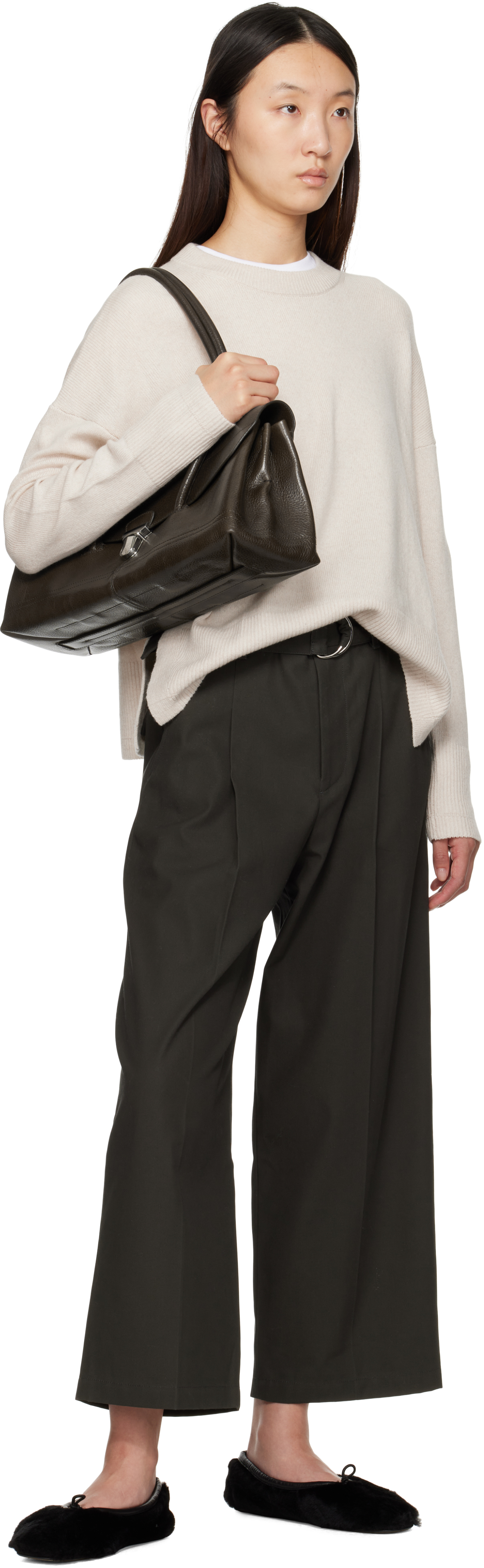 Maria Mcmanus Beige Swing Sweater In Neutral