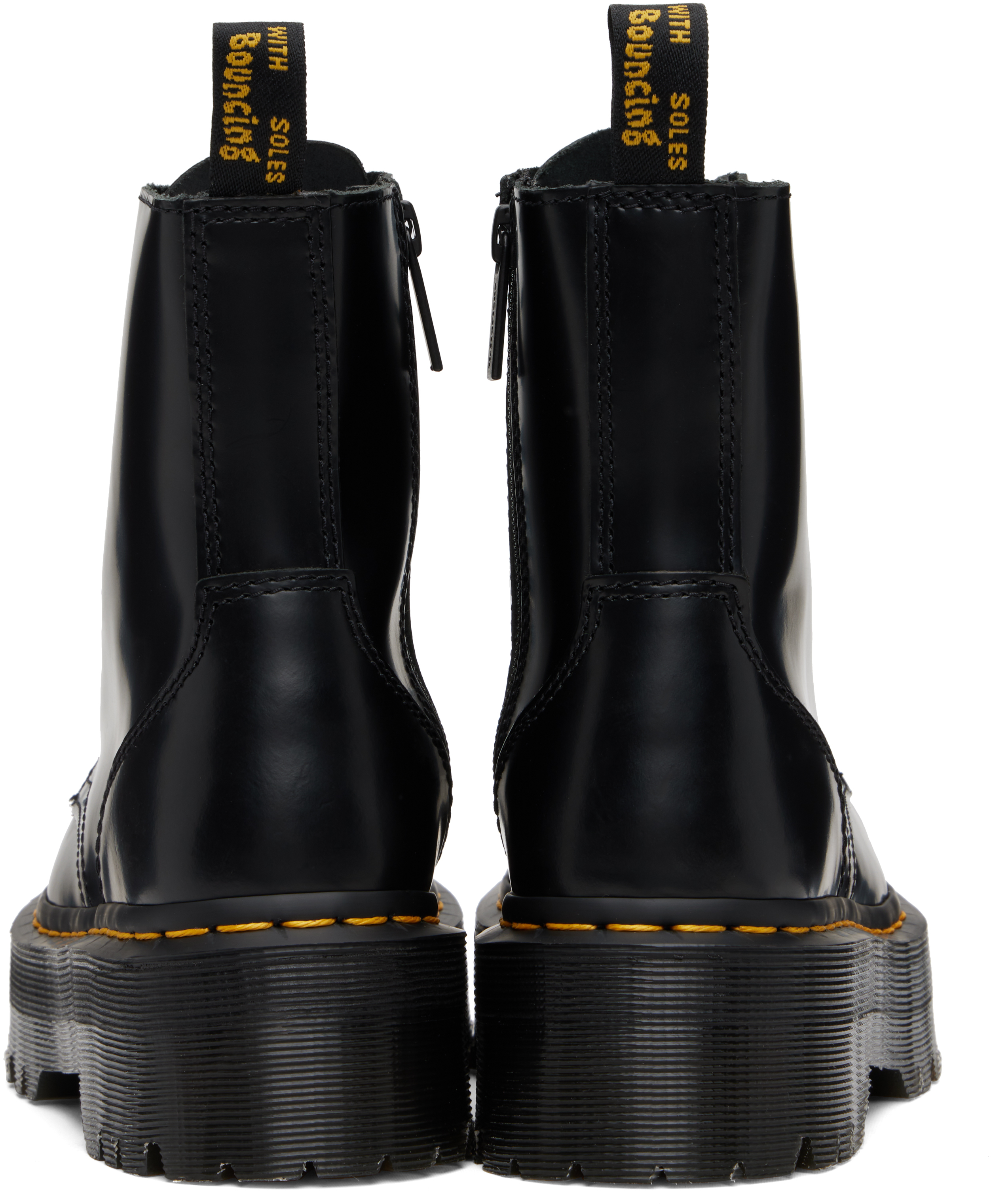 Dr. Martens' Dr. Martens Woman Ankle Boots Black Size 7 Textile Fibers In Black