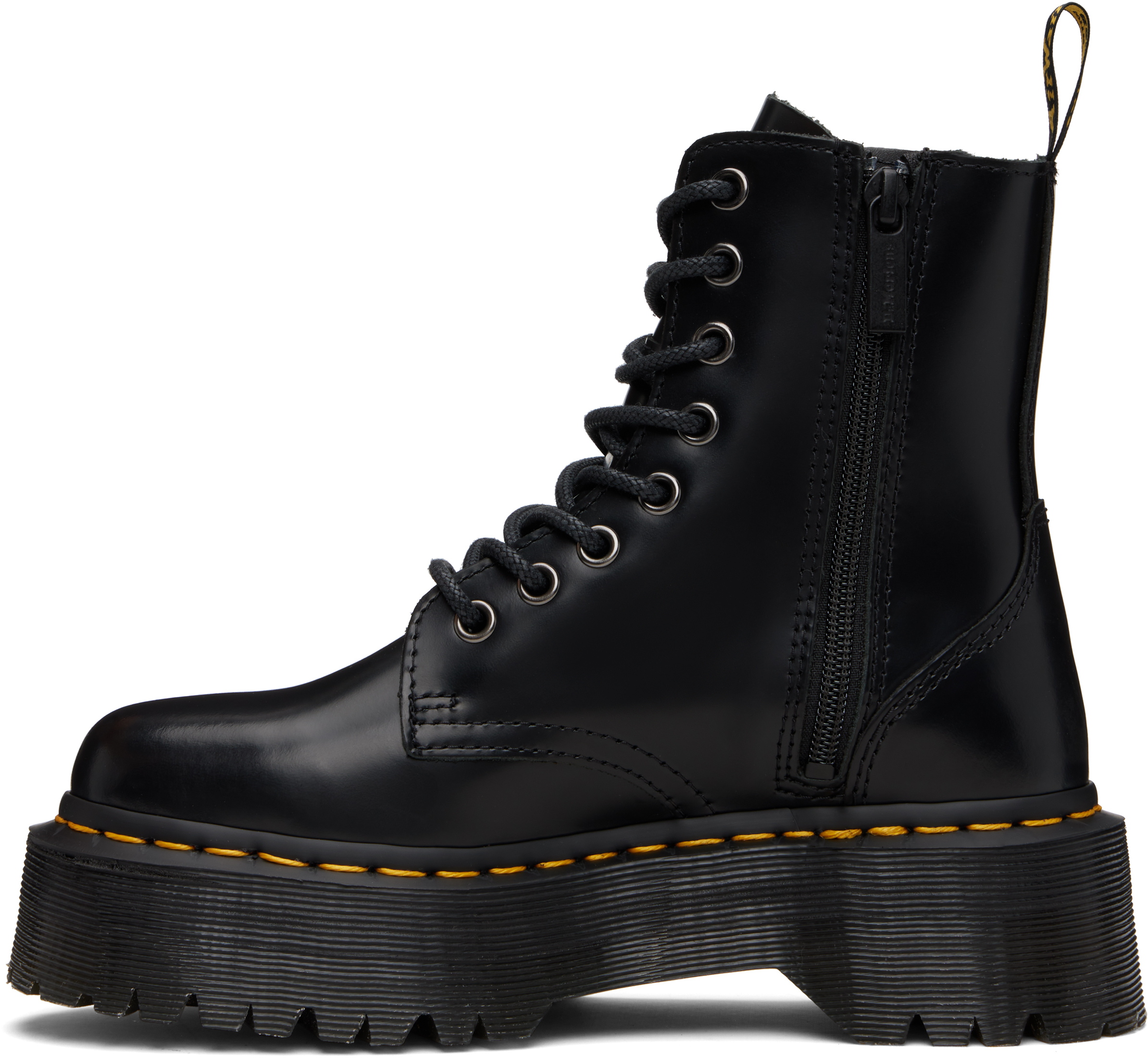 Dr. Martens' Dr. Martens Woman Ankle Boots Black Size 7 Textile Fibers In Black