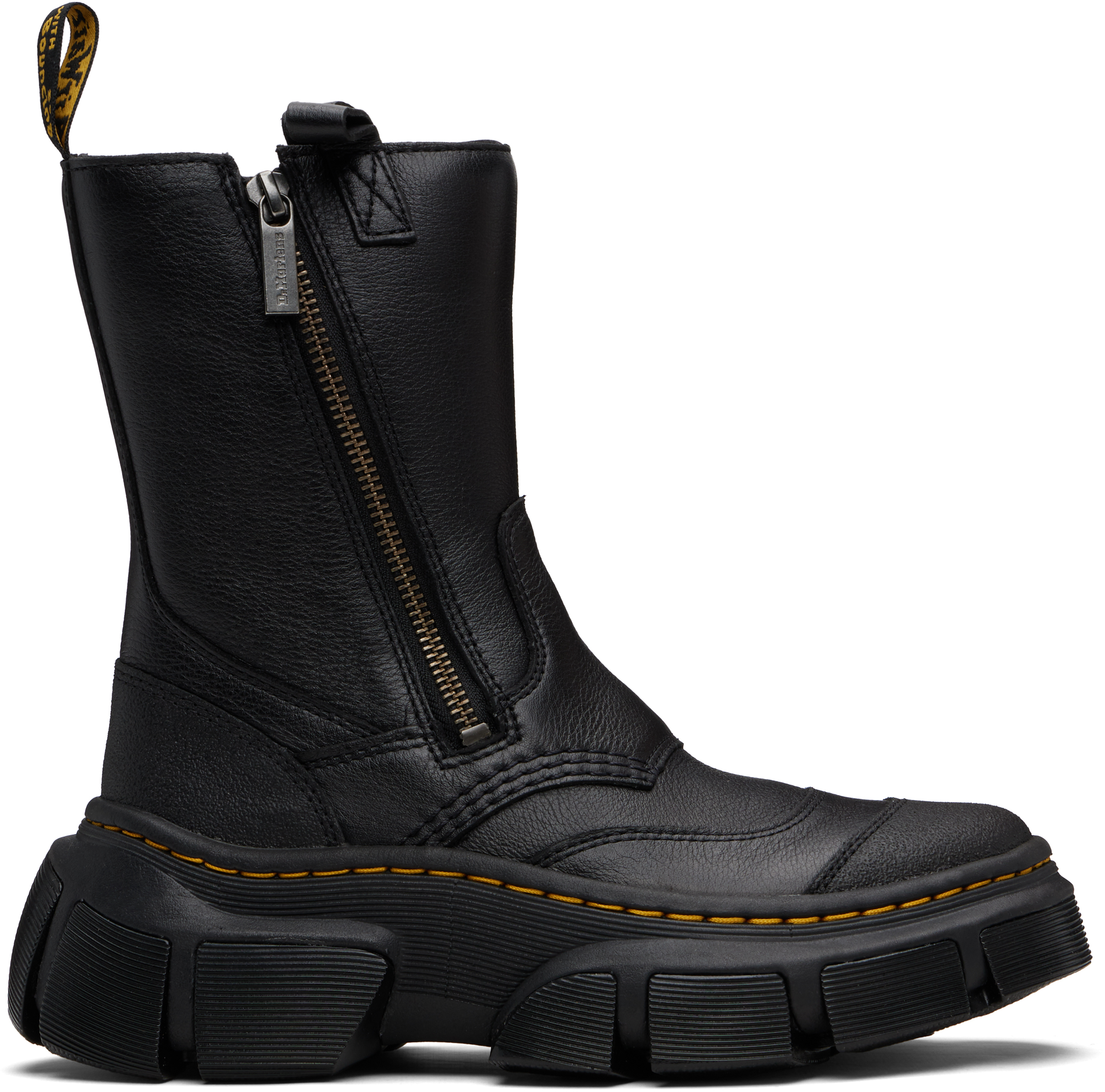 【関税込み】CHRISTEN SSENSE限定 ブラック Tabi Stretch ブーツ SALE】Multi Fabric Stretch Short Boots