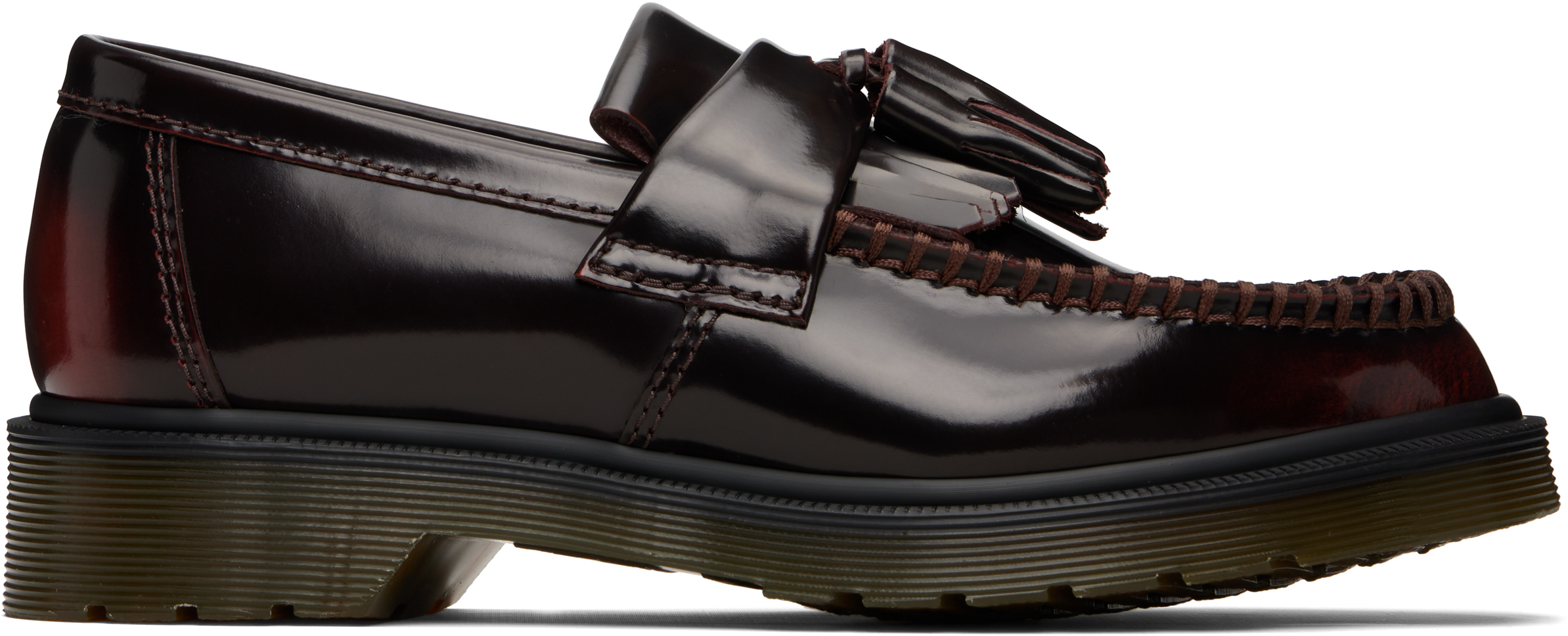 Dr. Martens バーガンディ ローファー　UK8 26.5㎝ 中古】dr.martens(ドクターマーチン)メンズペニーローファー