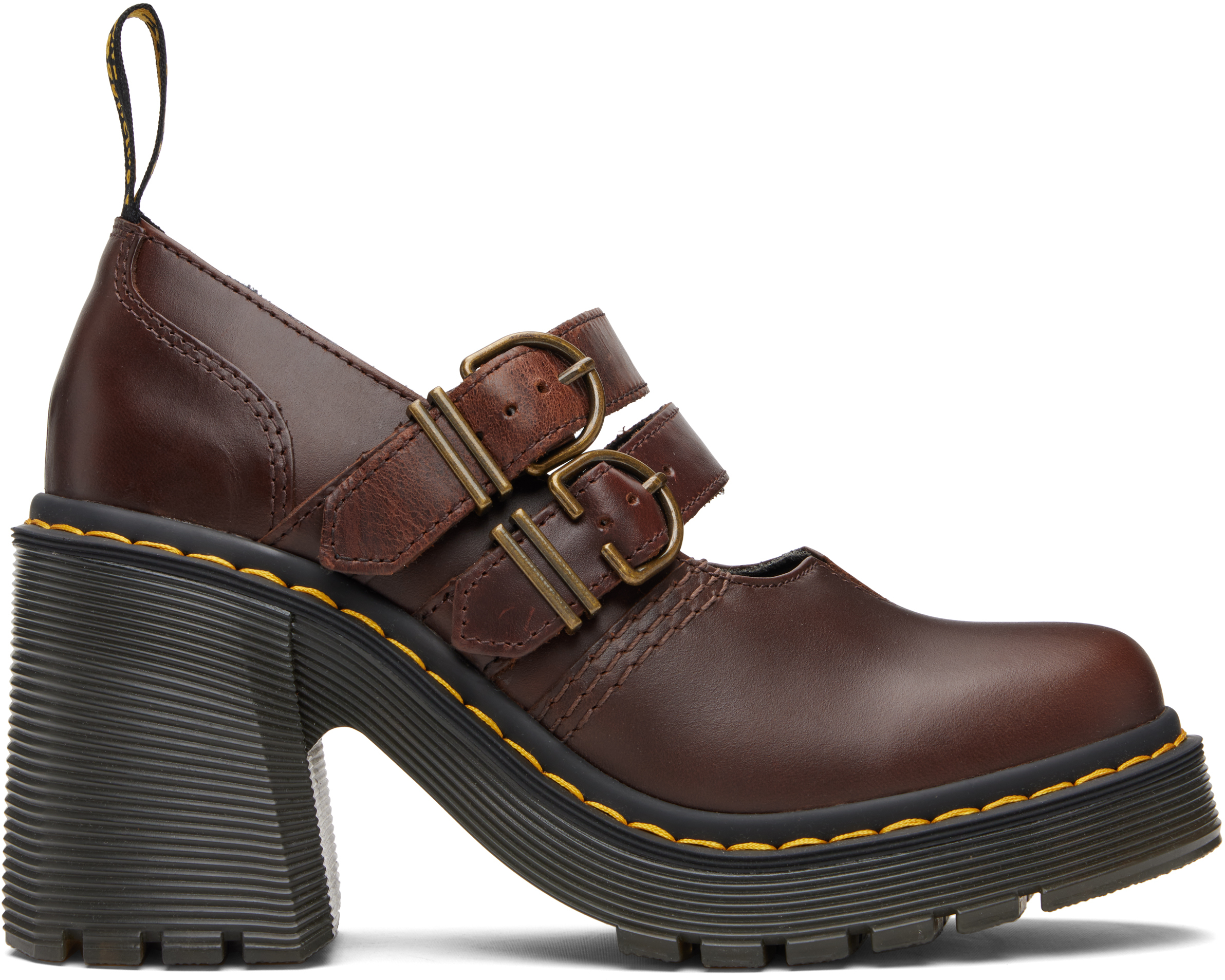 く*ん様 Dr. Martens EVIEE メリージェーン シューズ ブラウン エヴィー テック メリージェーン シューズ