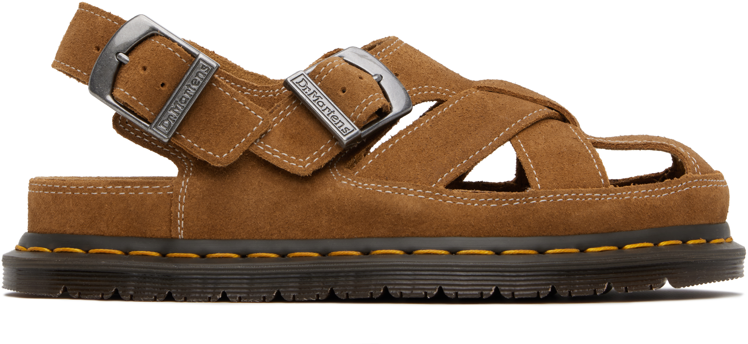 Tan Archive Fisherman Suede Sandals