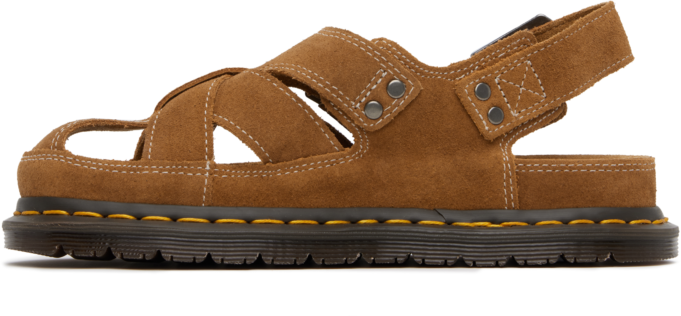Dr. Martens' Tan Archive Fisherman Suede Sandals