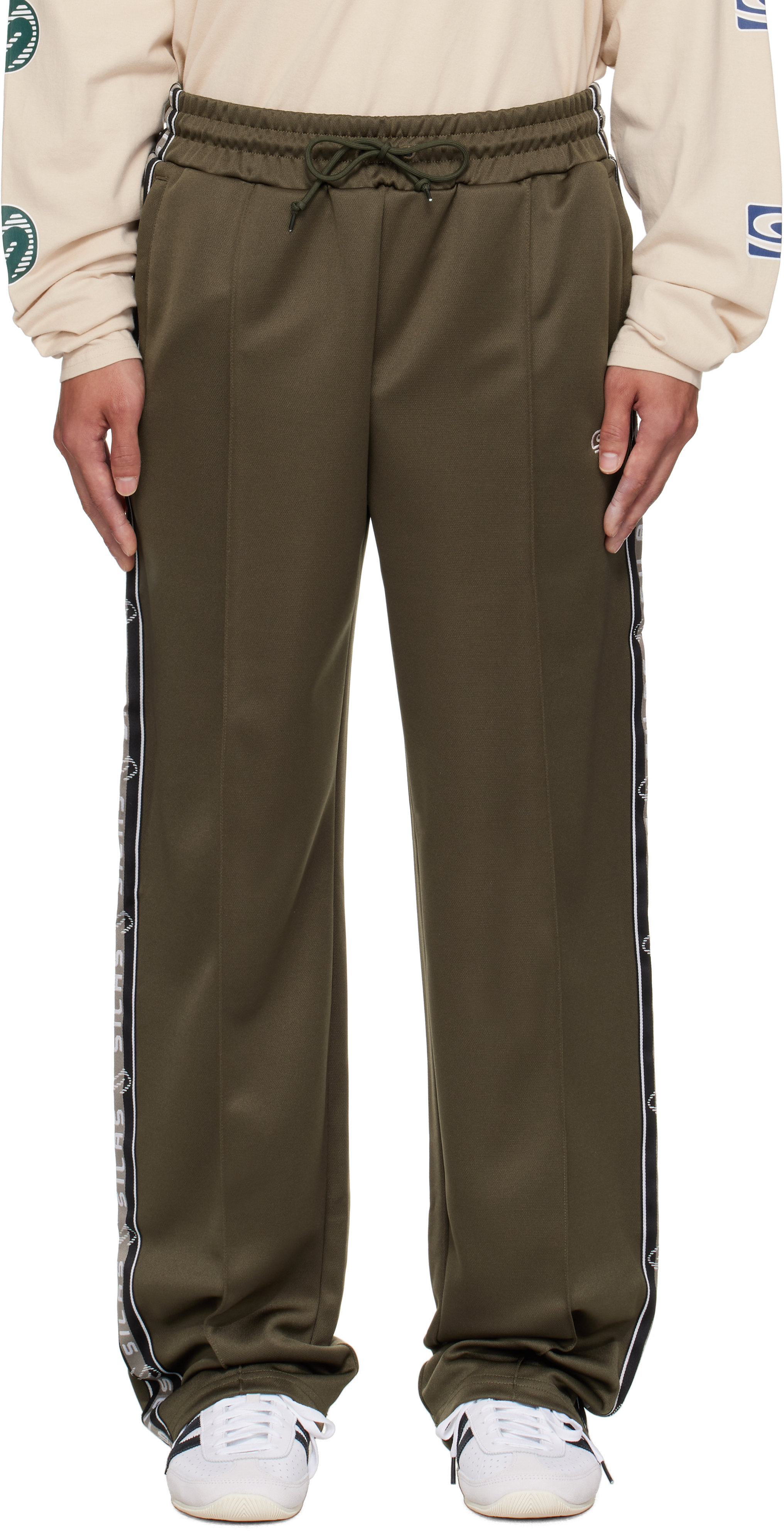 Navy Logo Track Pants