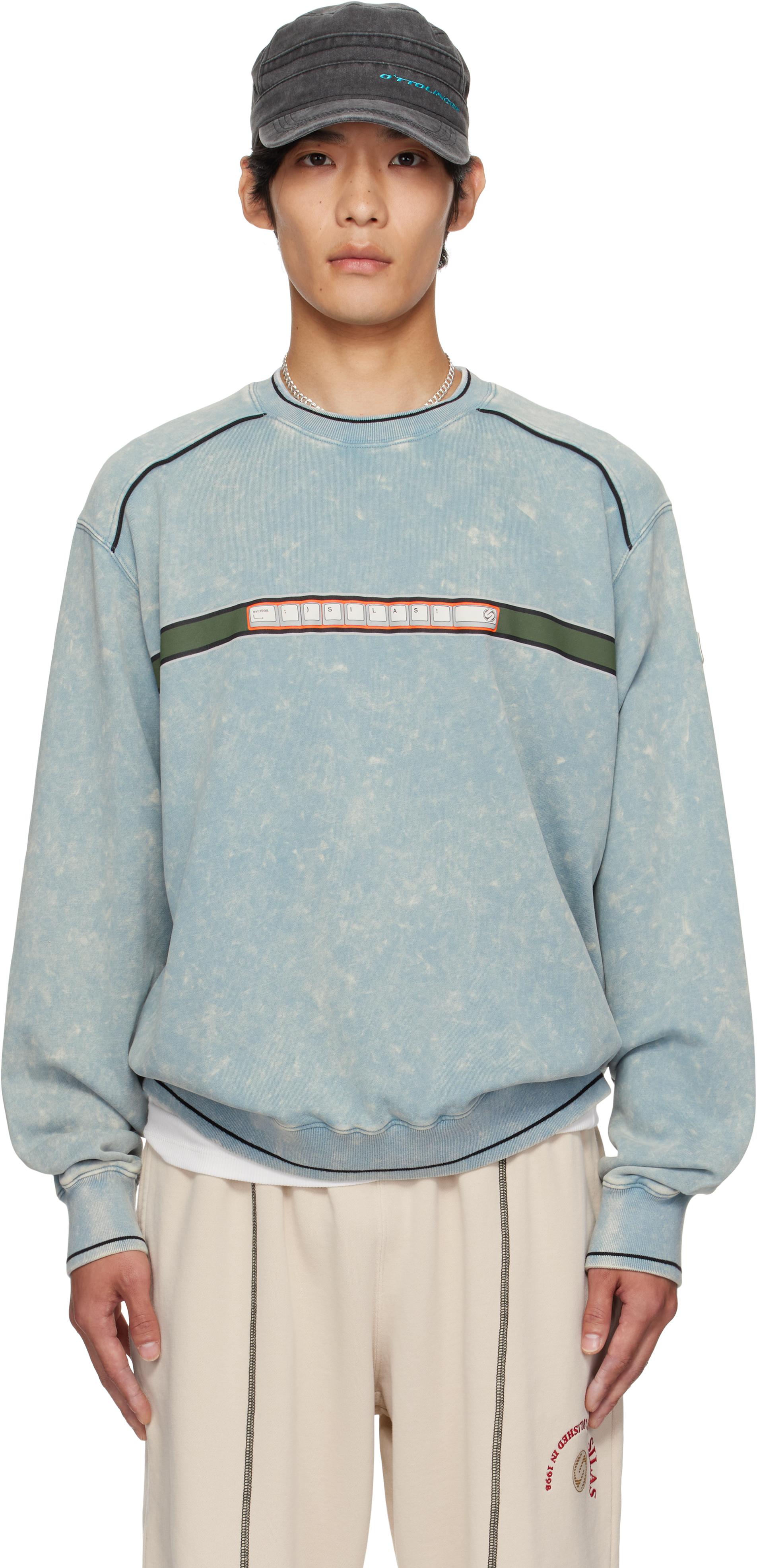 Blue Keyboard Sweatshirt