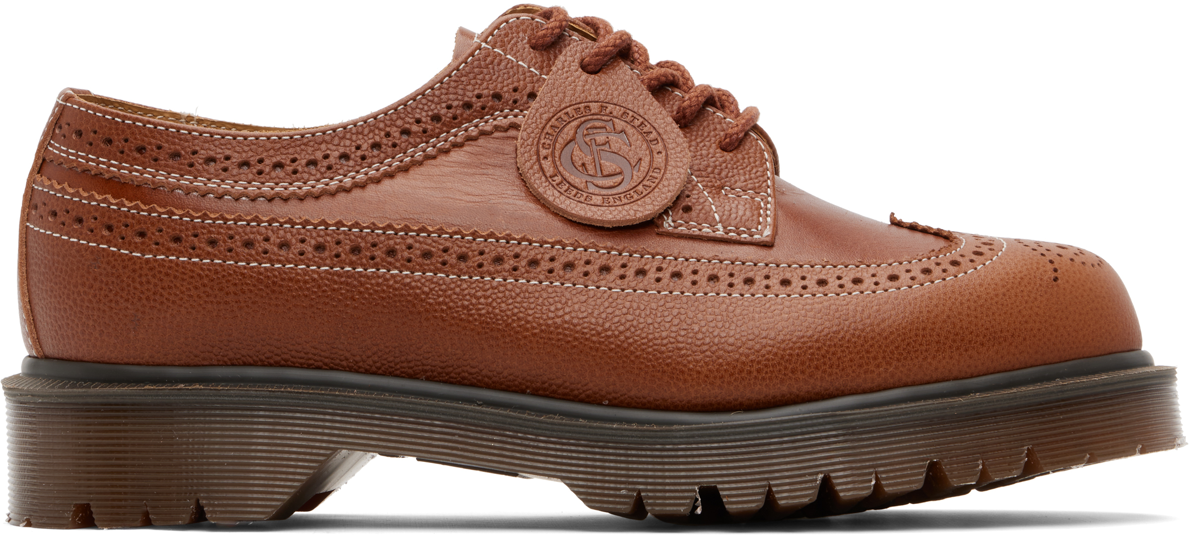 Tan 3989 Brogue Derbys