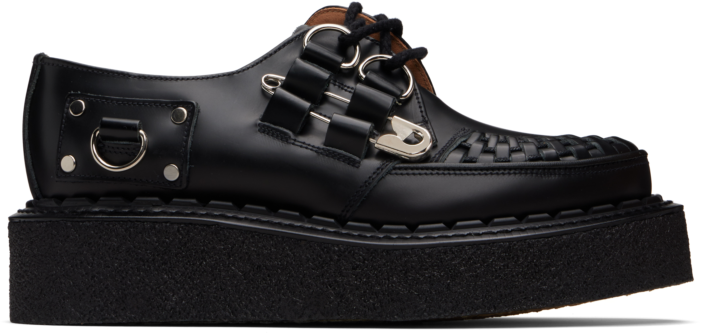 Black Safety Pin Skipton Derbys by George Cox on Sale
