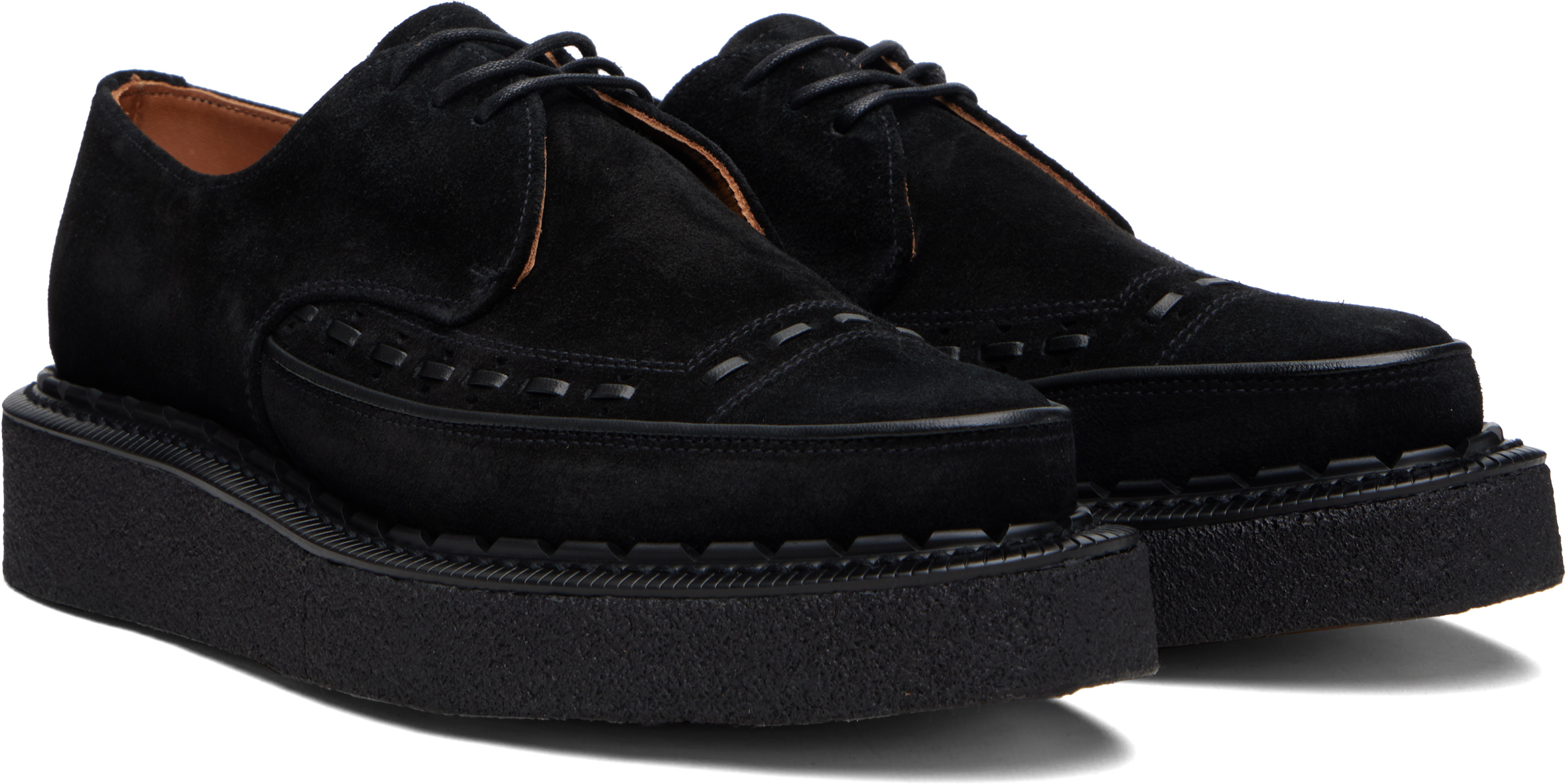 George Cox Black Diano Derbys In Black