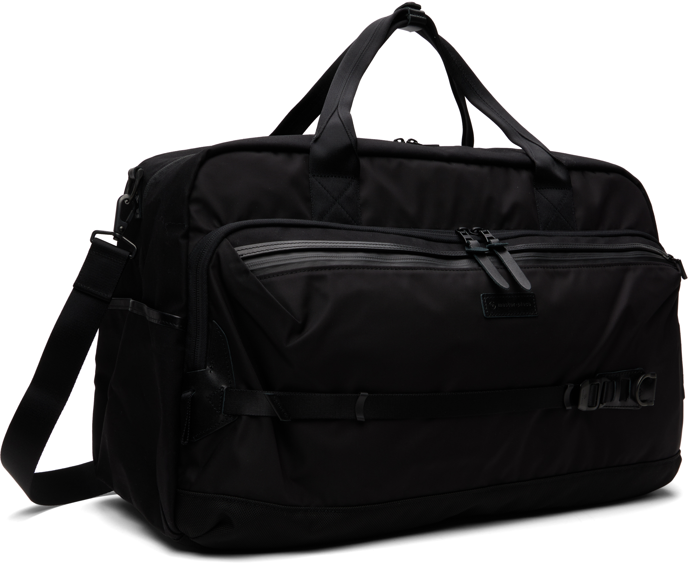 Master-piece Black Potential 2way Duffle Bag In Black