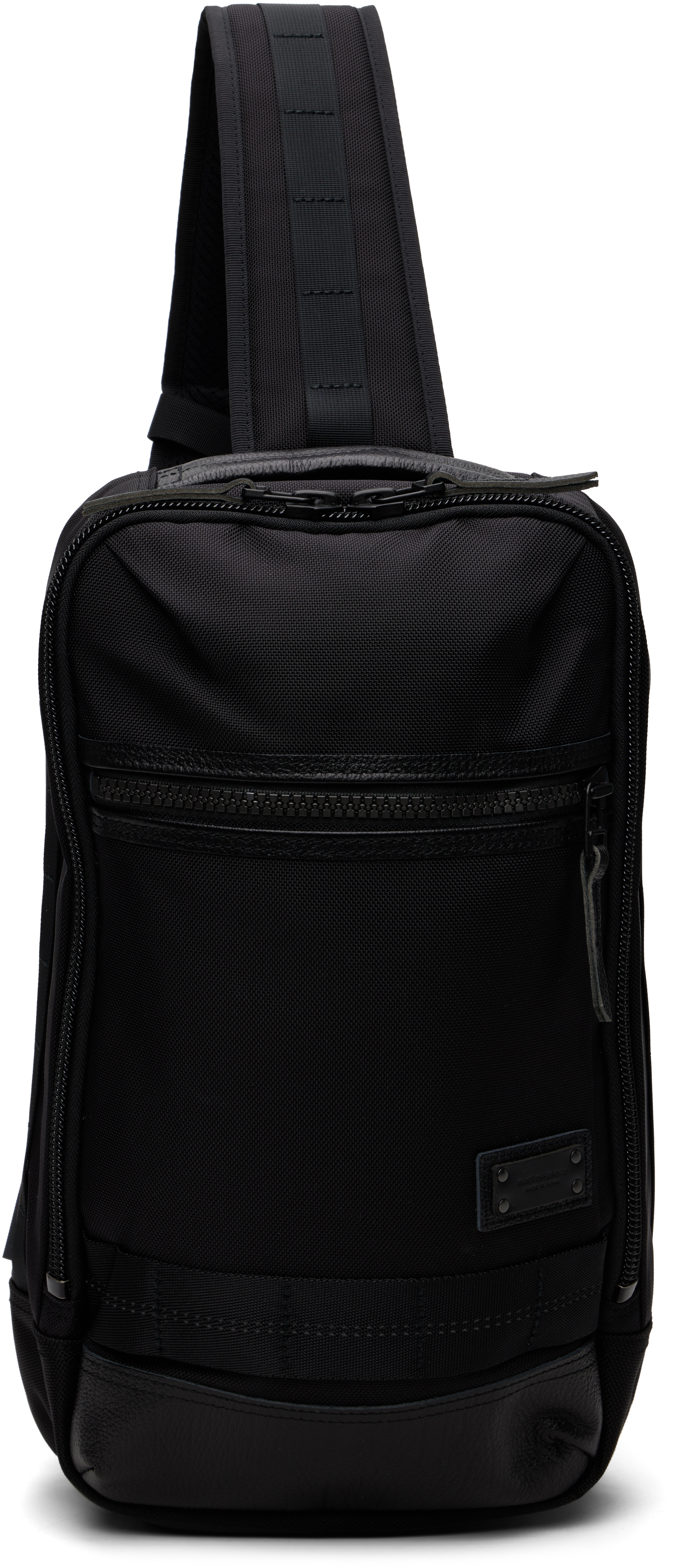 Master-piece Black Rise Ver.2 Sling Bag In Black