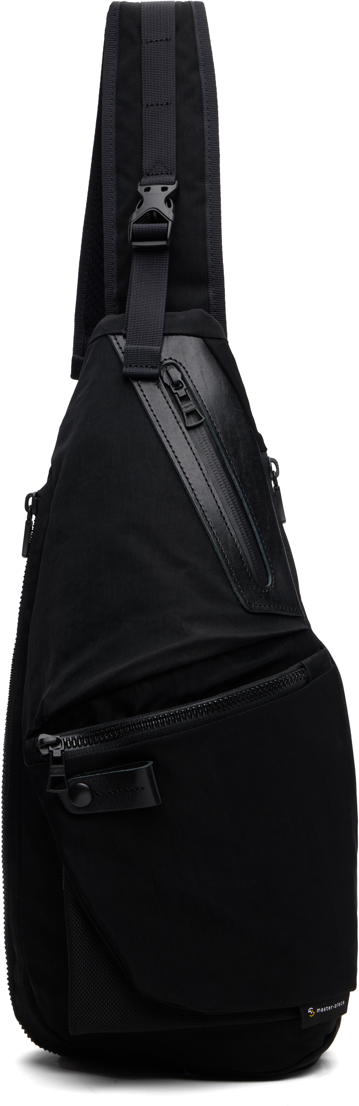 Master-piece Black Circus Sling Bag In Black