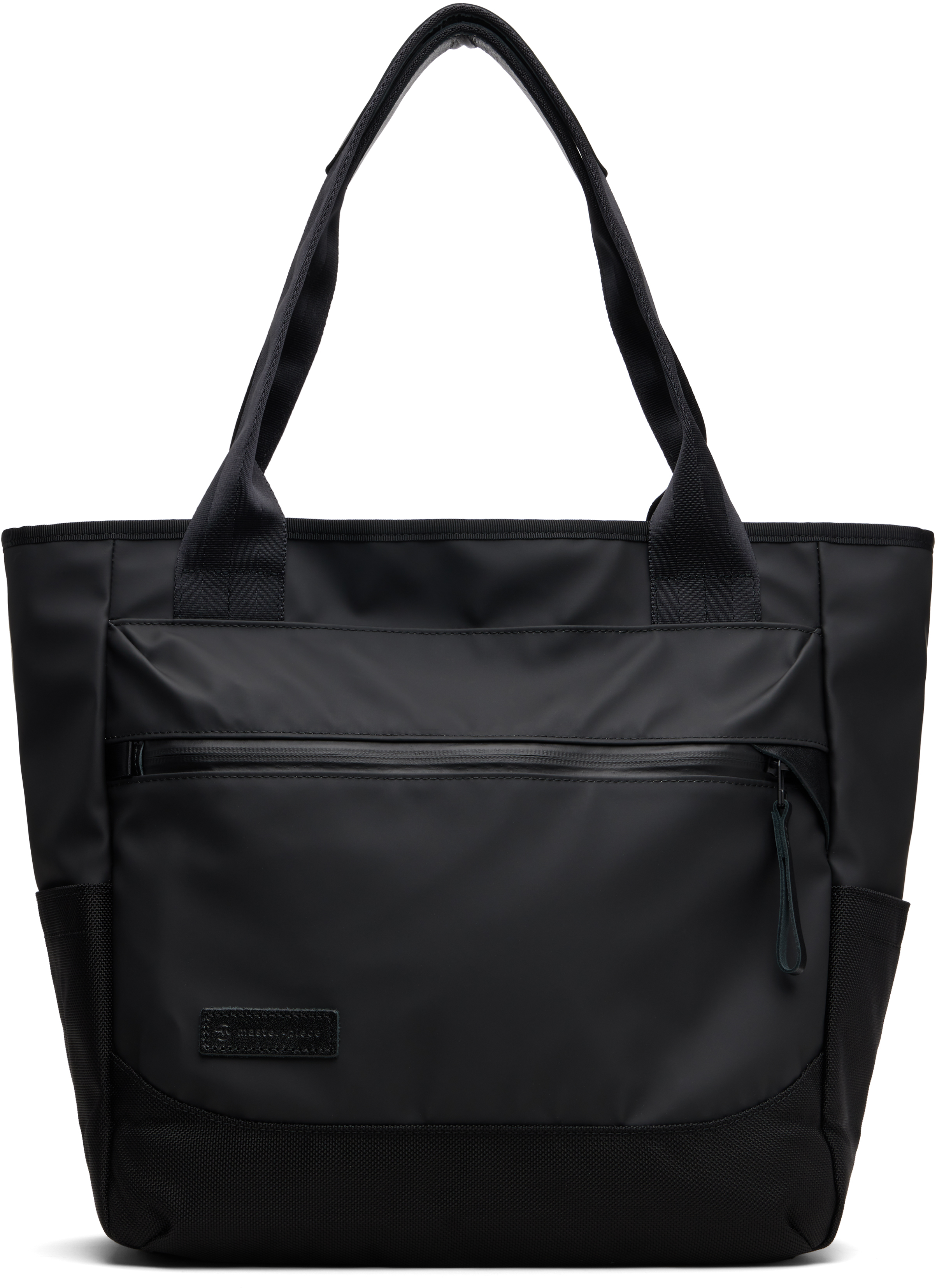 Master-piece Black Slick Tote In Black