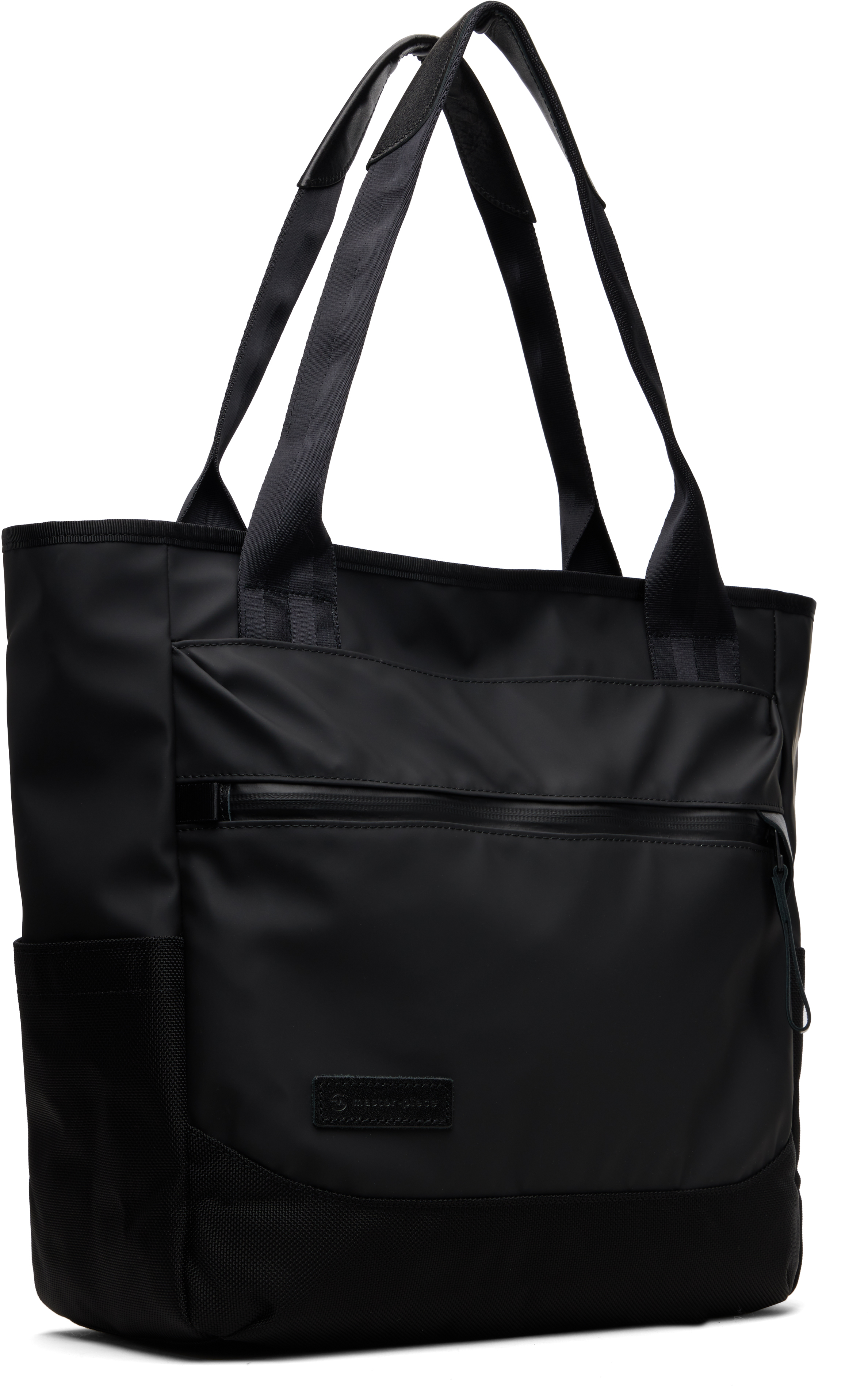 Master-piece Black Slick Tote In Black