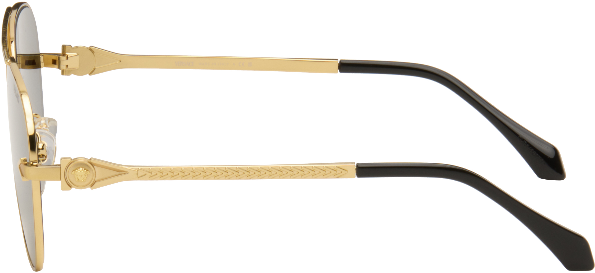 Versace Gold Avanti Pilot Sunglasses