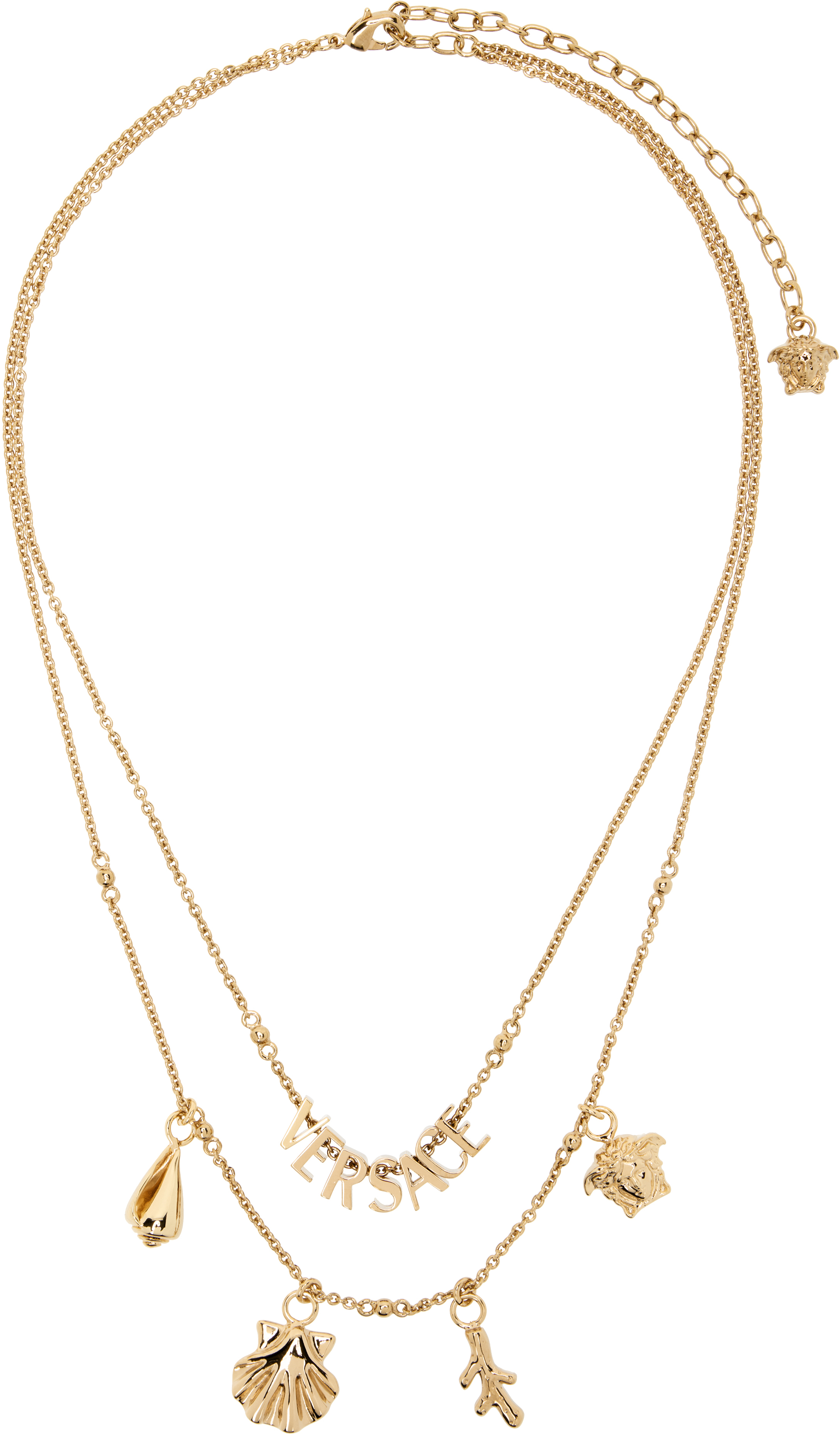 【関税込み】Versace 'Icons De La Mer' ビーズネックレス Versace: 'Icons De La Mer' ネックレス | SSENSE 日本