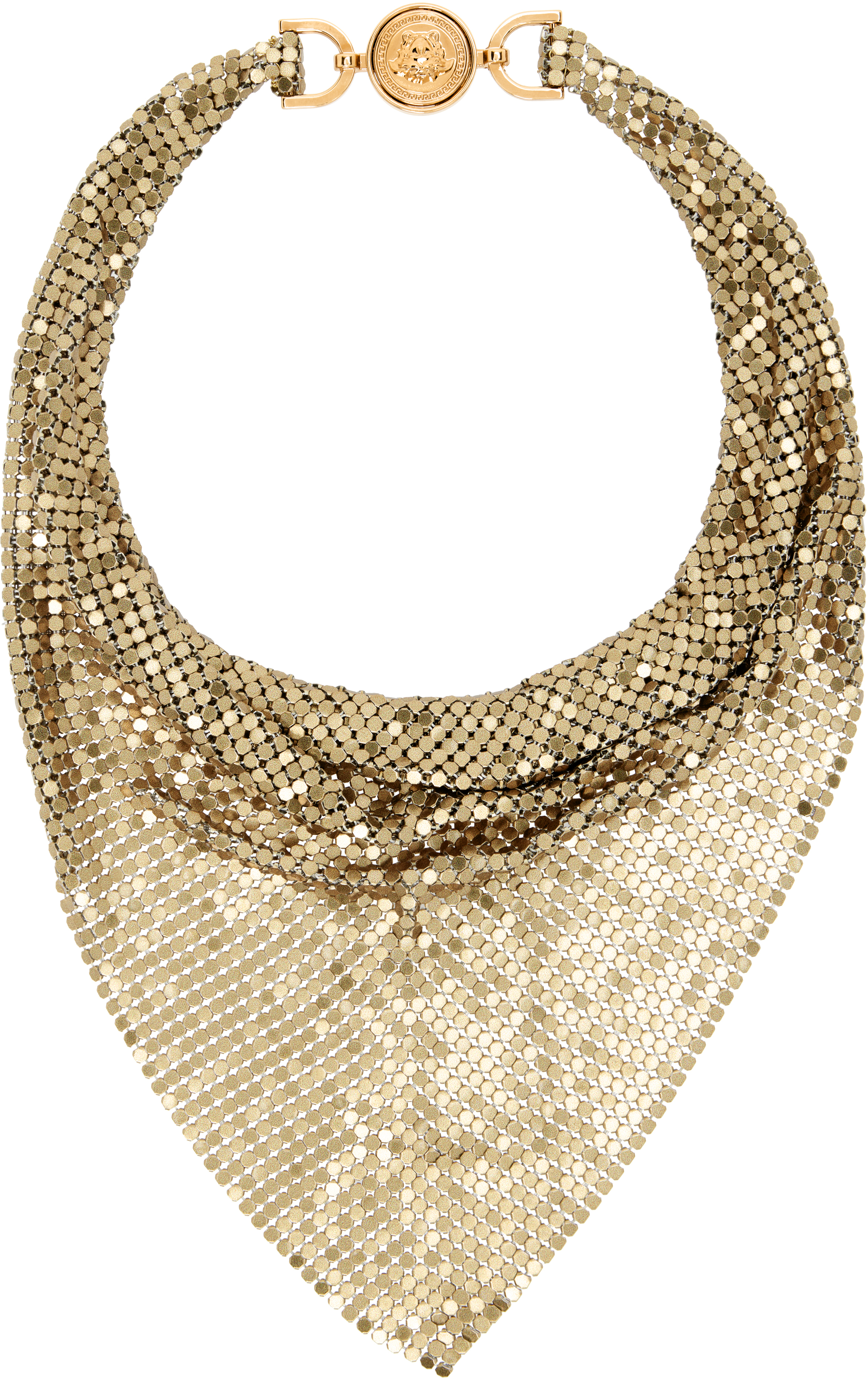 Metal Mesh Bandana Necklace